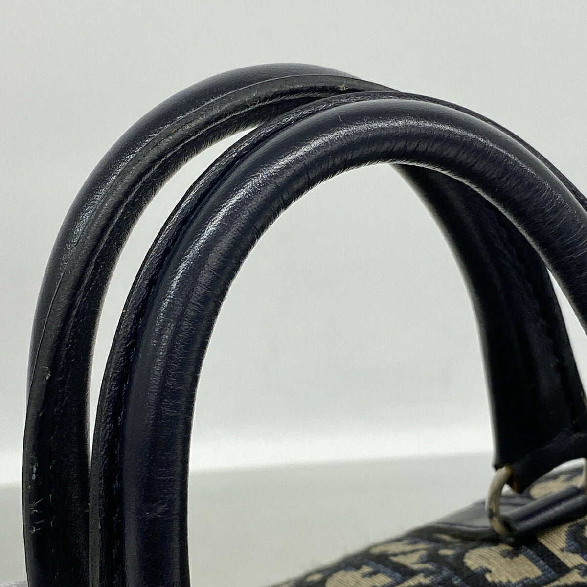 Christian Dior Navy Canvas Handbag (Pre-Owned)