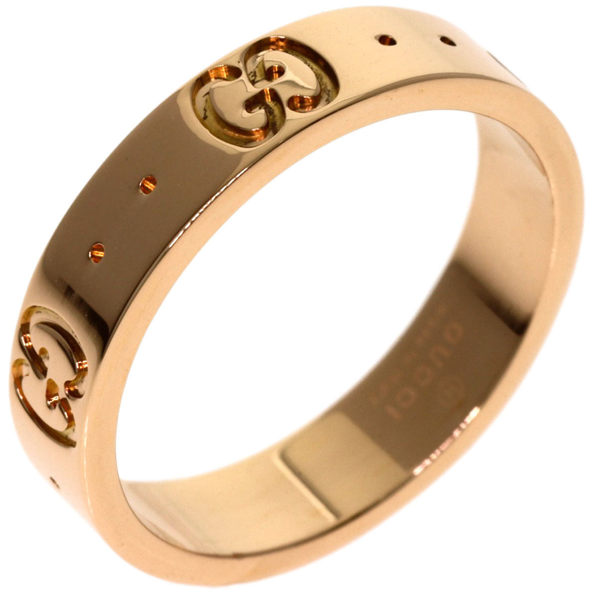 Gucci Pink Gold (18K) Band Ring (Pre-Owned)