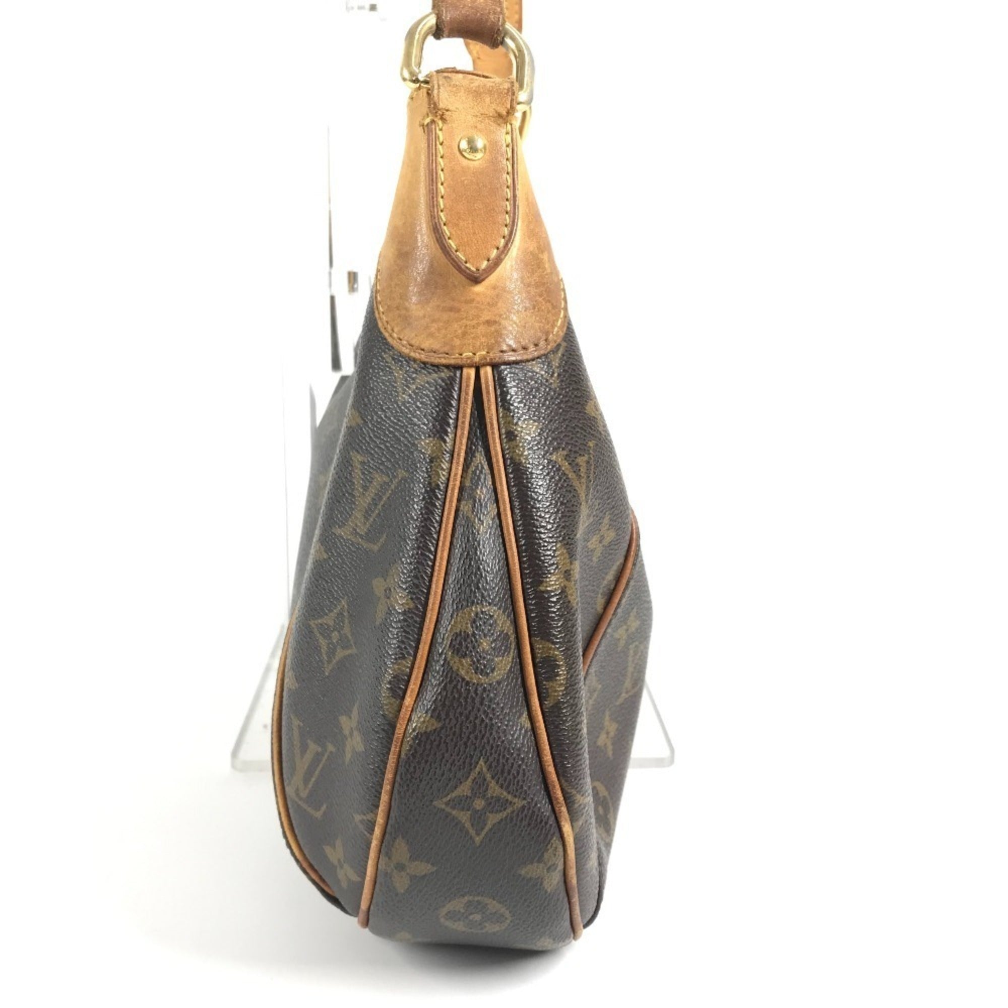 Louis Vuitton Brown Monogram Canvas Shoulder Bag (Pre-Owned)