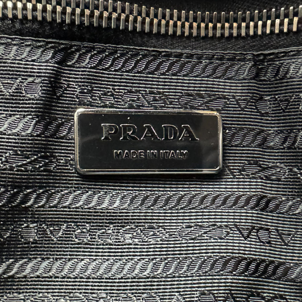 Prada Black Nylon Leather Handbag (Pre-Owned)