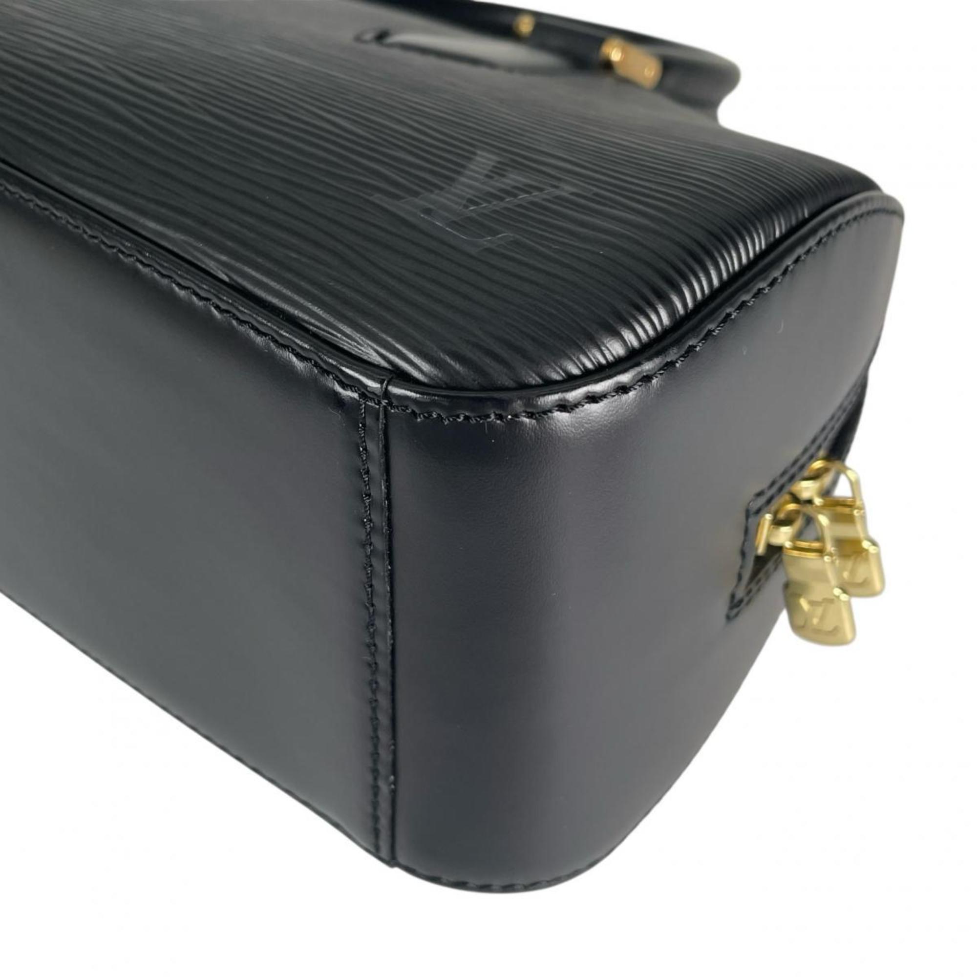 Louis Vuitton Black Noir Epi Leather Handbag (Pre-Owned)