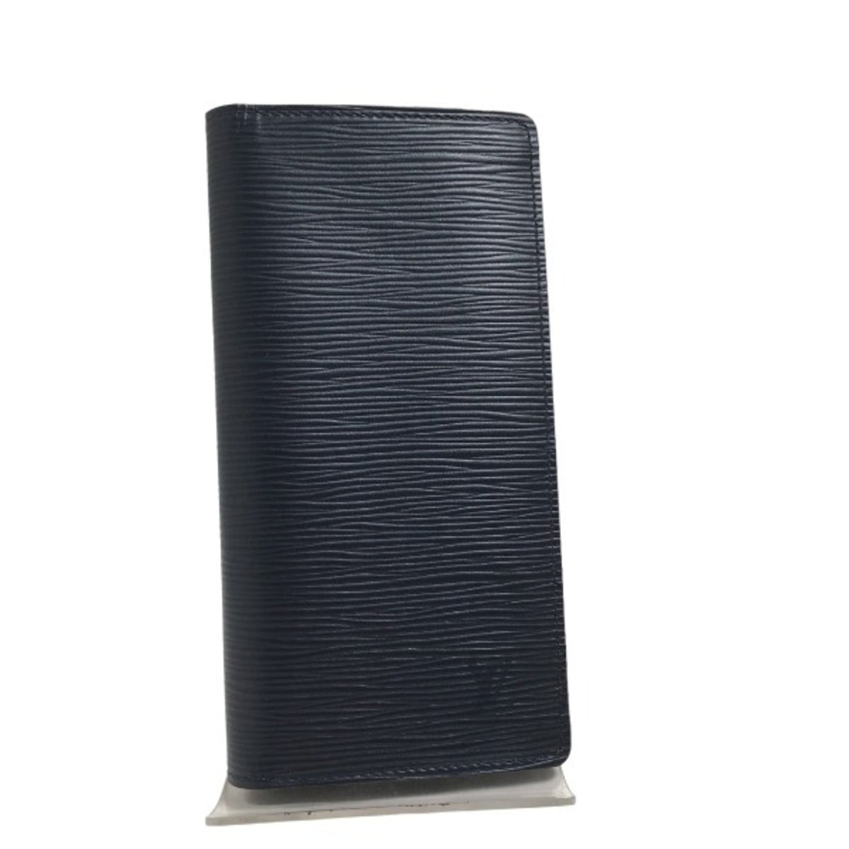 Louis Vuitton Navy Blue Epi Leather Long Wallet (Bi-Fold) (Pre-Owned)