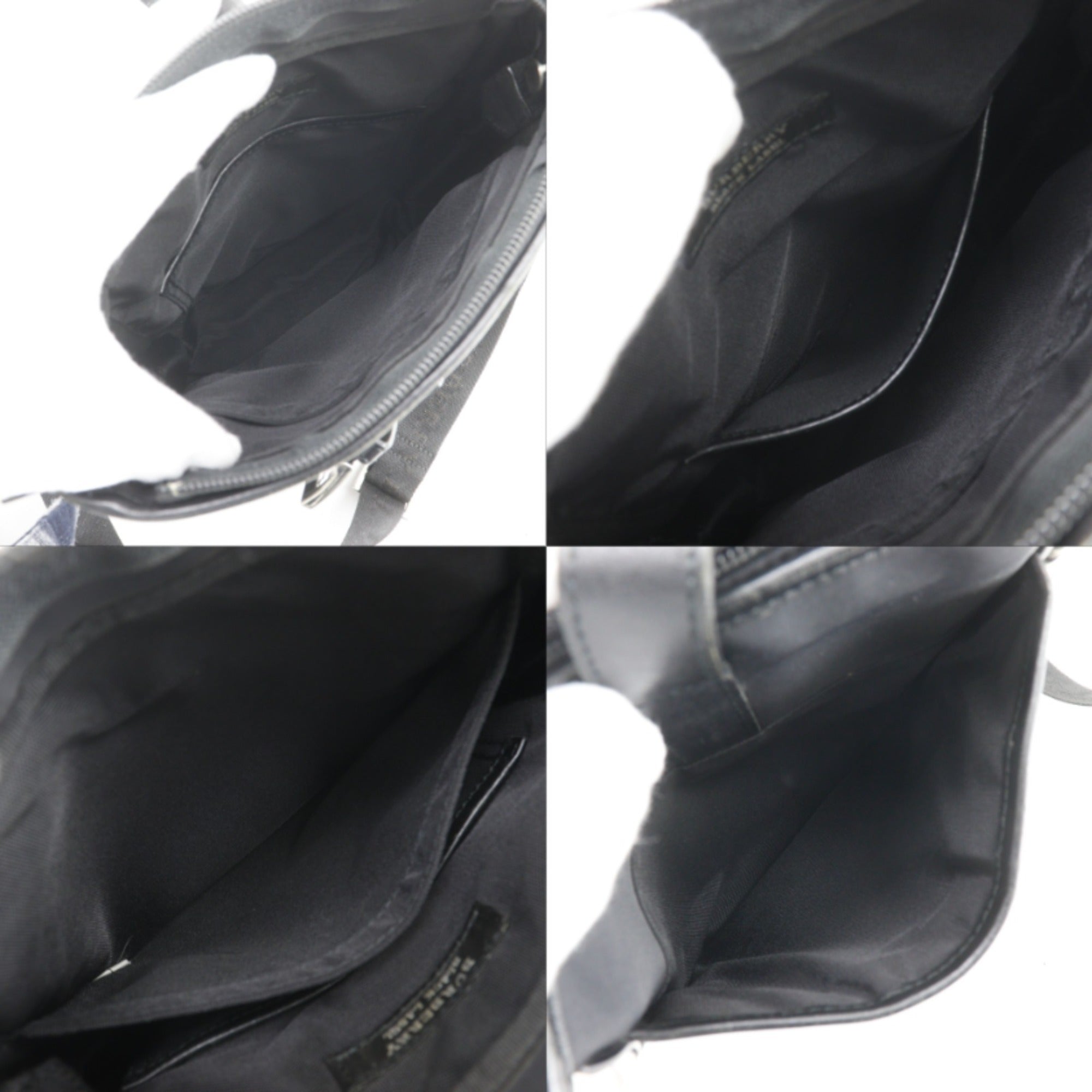 Burberry Black Label Black Nylon Shoulder Bag (Pre-Owned)