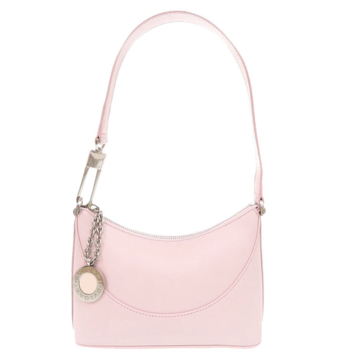 Bvlgari Pink Leather Shoulder Bag (Pre-Owned)