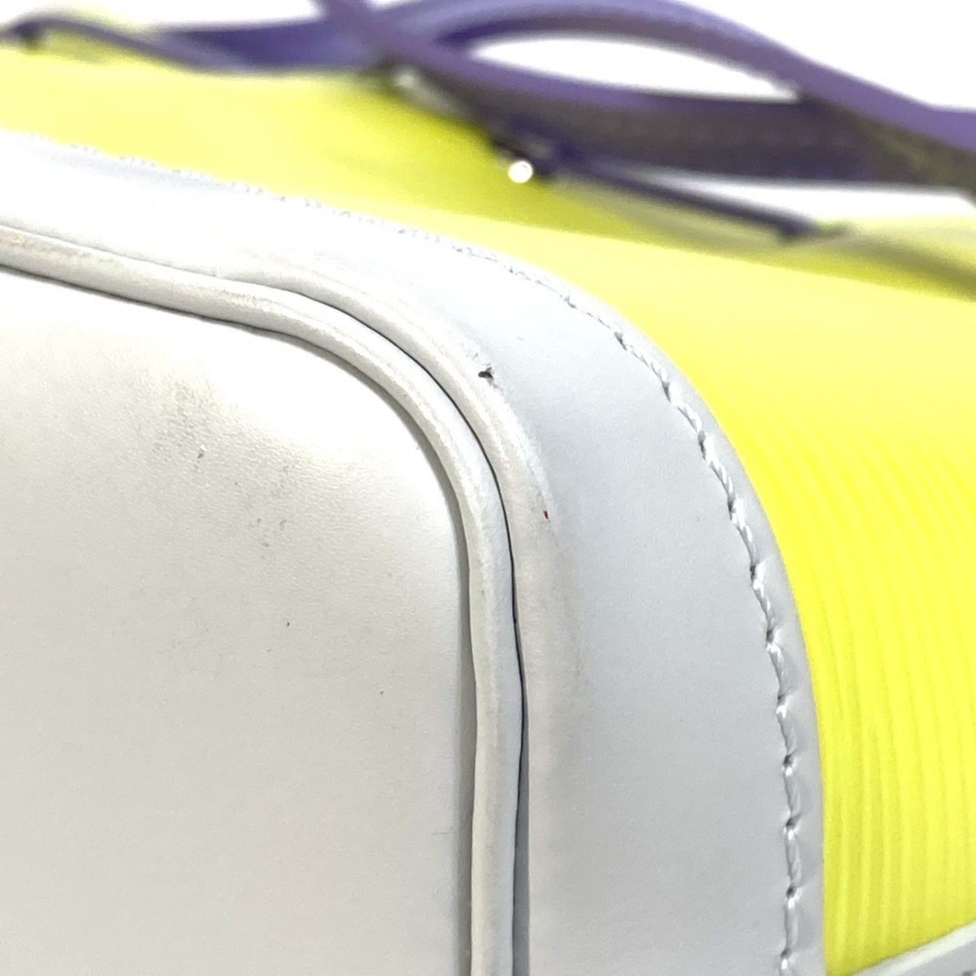 Louis Vuitton Epi Purple White Yellow Epi Leather Pochette Shoulder Bag (Pre-Owned)