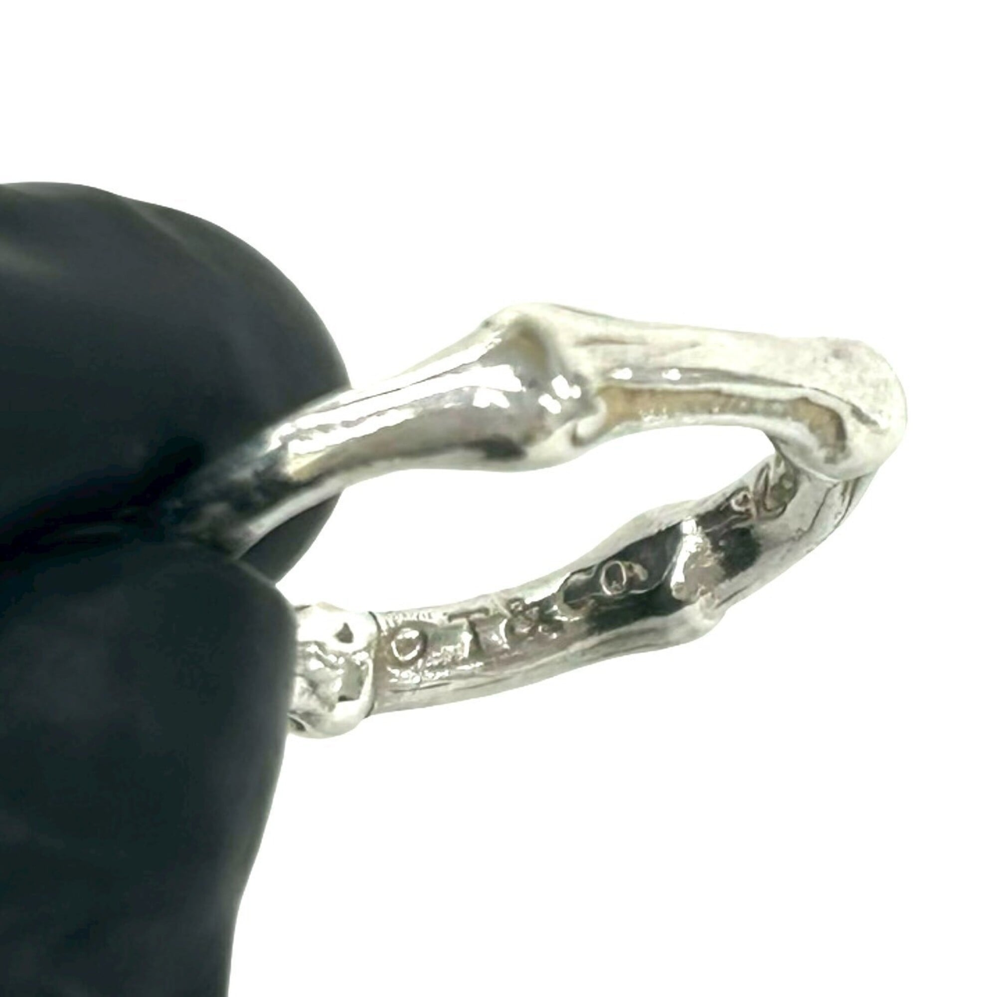 Tiffany Silver Silver 925 Band Ring (Pre-Owned)