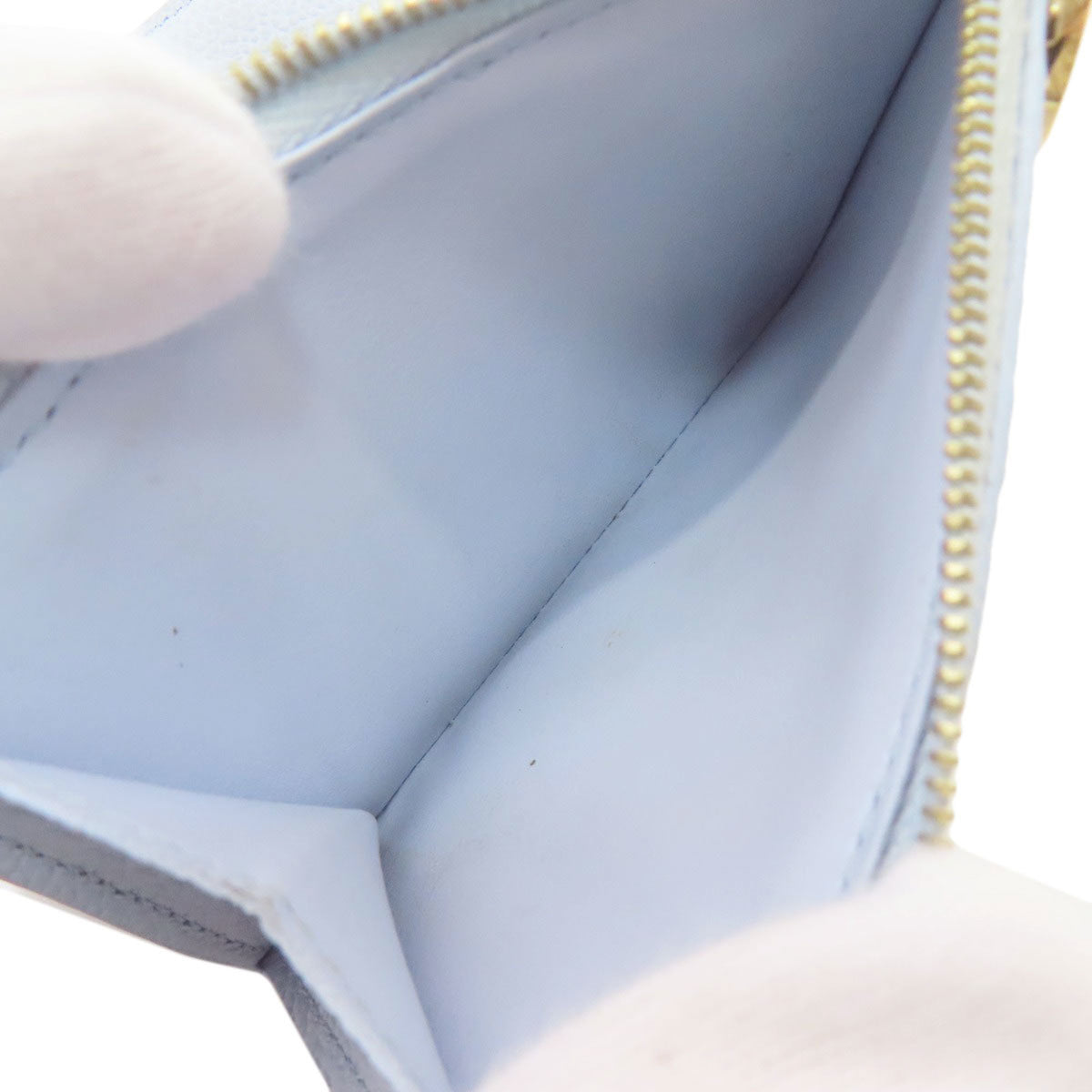 Louis Vuitton Blue Monogram Empreinte Wallet (Bi-Fold) (Pre-Owned)