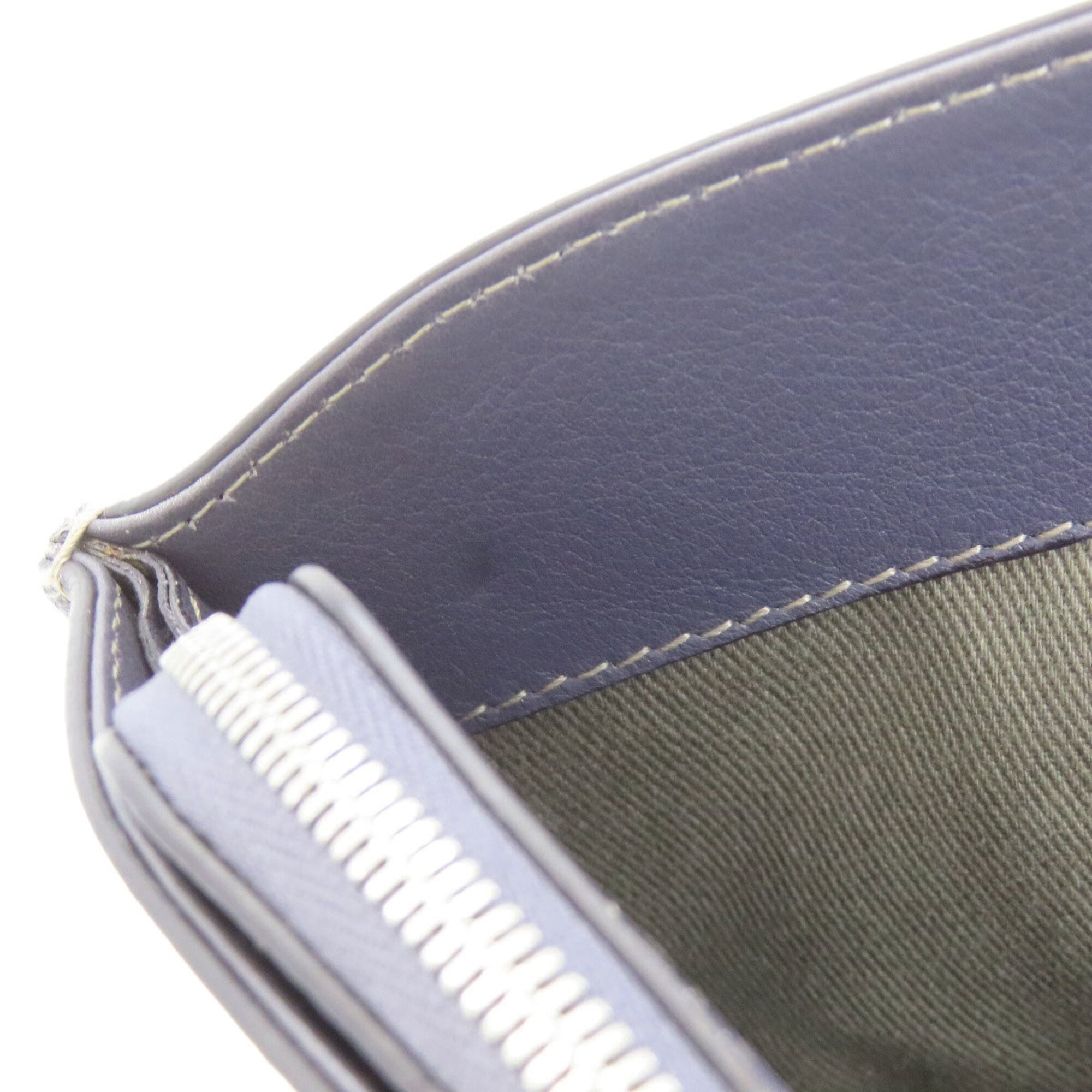 Cartier Blue Leather Tote Bag (Pre-Owned)