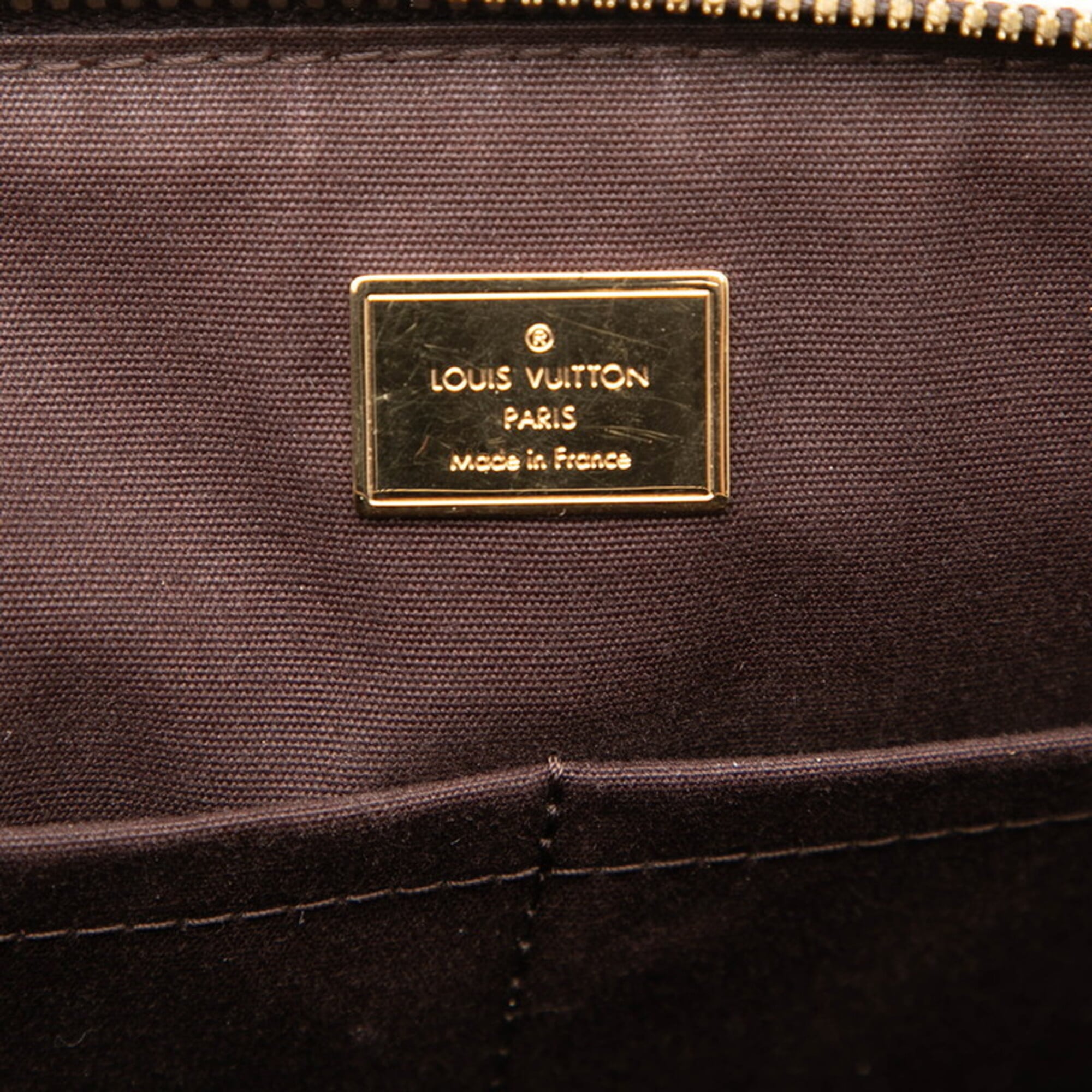 Louis Vuitton Amarante Monogram Purple Patent Leather Handbag Shoulder Bag (Pre-Owned)