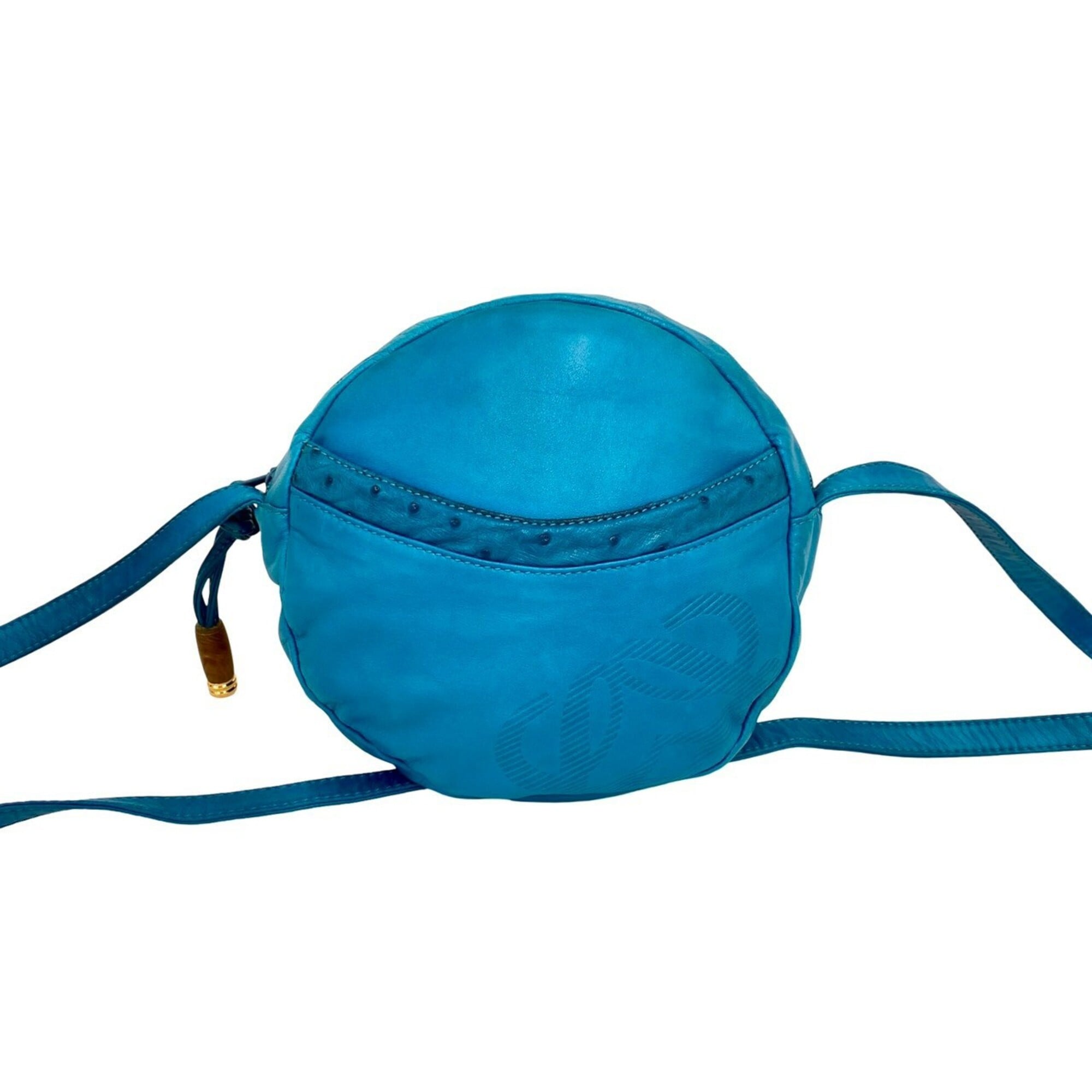 Loewe Blue Leather Pochette Shoulder Bag (Pre-Owned)