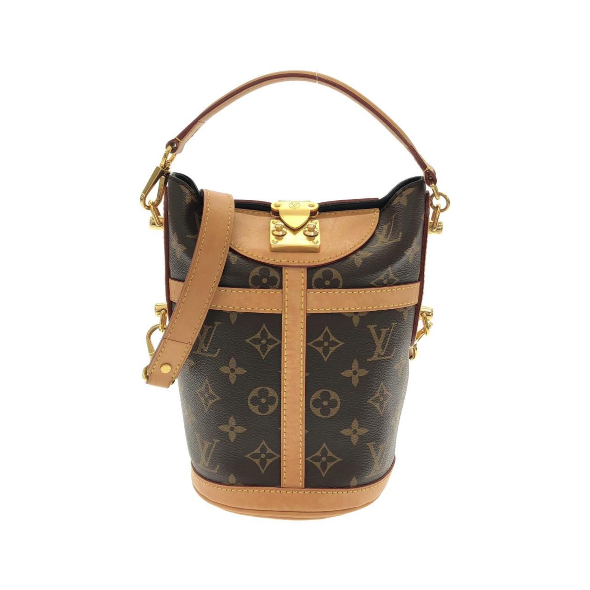 Louis Vuitton Marron Coated Canvas Handbag (Pre-Owned)