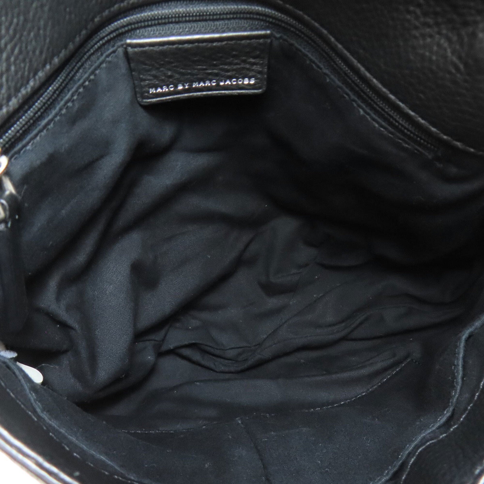 Marc By Marc Jacobs Black Leather Shoulder Bag (Pre-Owned)