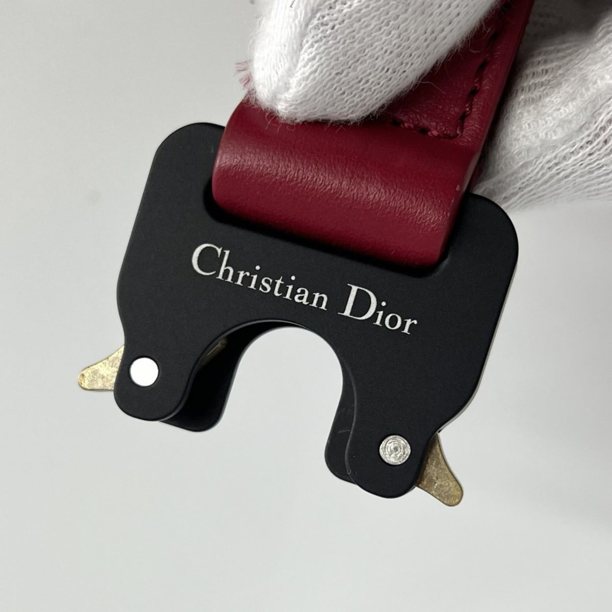 Christian Dior Red Color Leather Sling Bag (Pre-Owned)