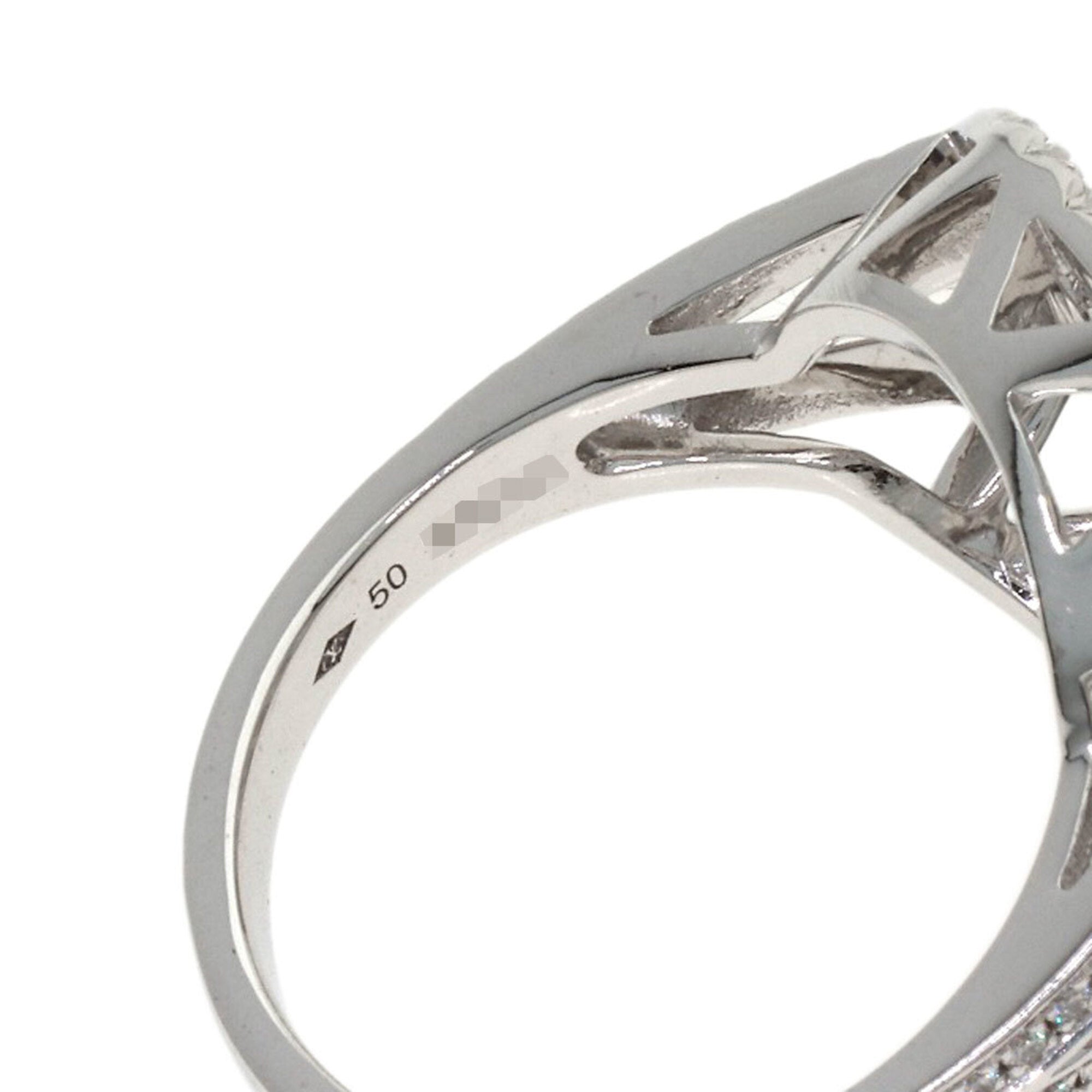 Louis Vuitton White Gold (18K) Band Ring (Pre-Owned)