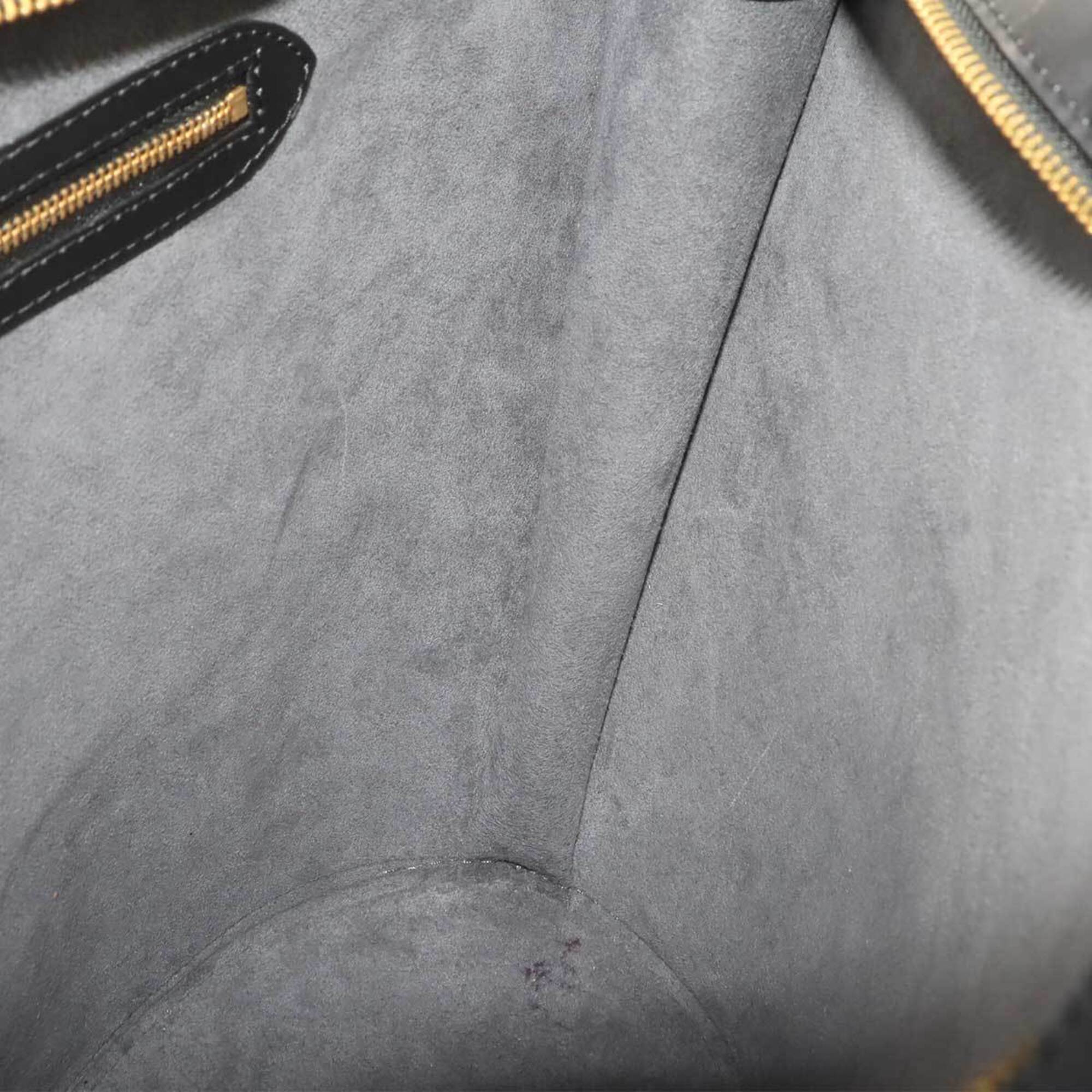 Louis Vuitton Epi Black Noir Epi Leather Handbag Tote Bag (Pre-Owned)