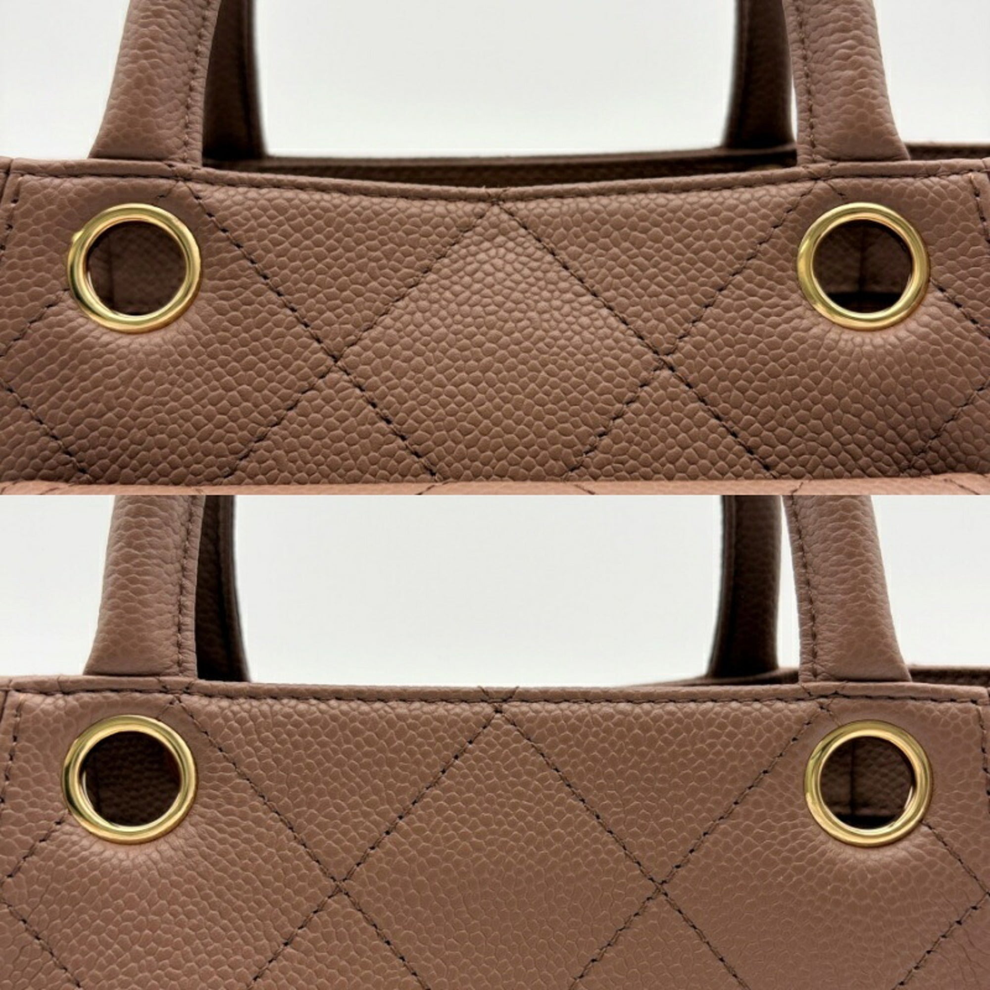 Chanel Brown Leather Shoulder Bag (Pre-Owned)