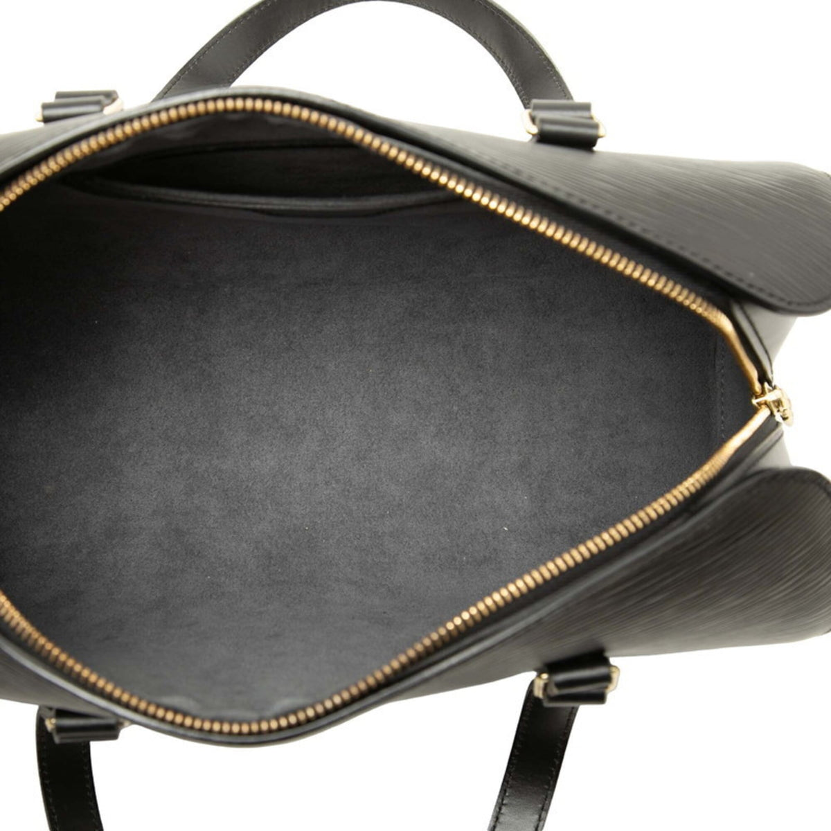 Louis Vuitton Epi Black Noir Leather Handbag Pouch (Pre-Owned)