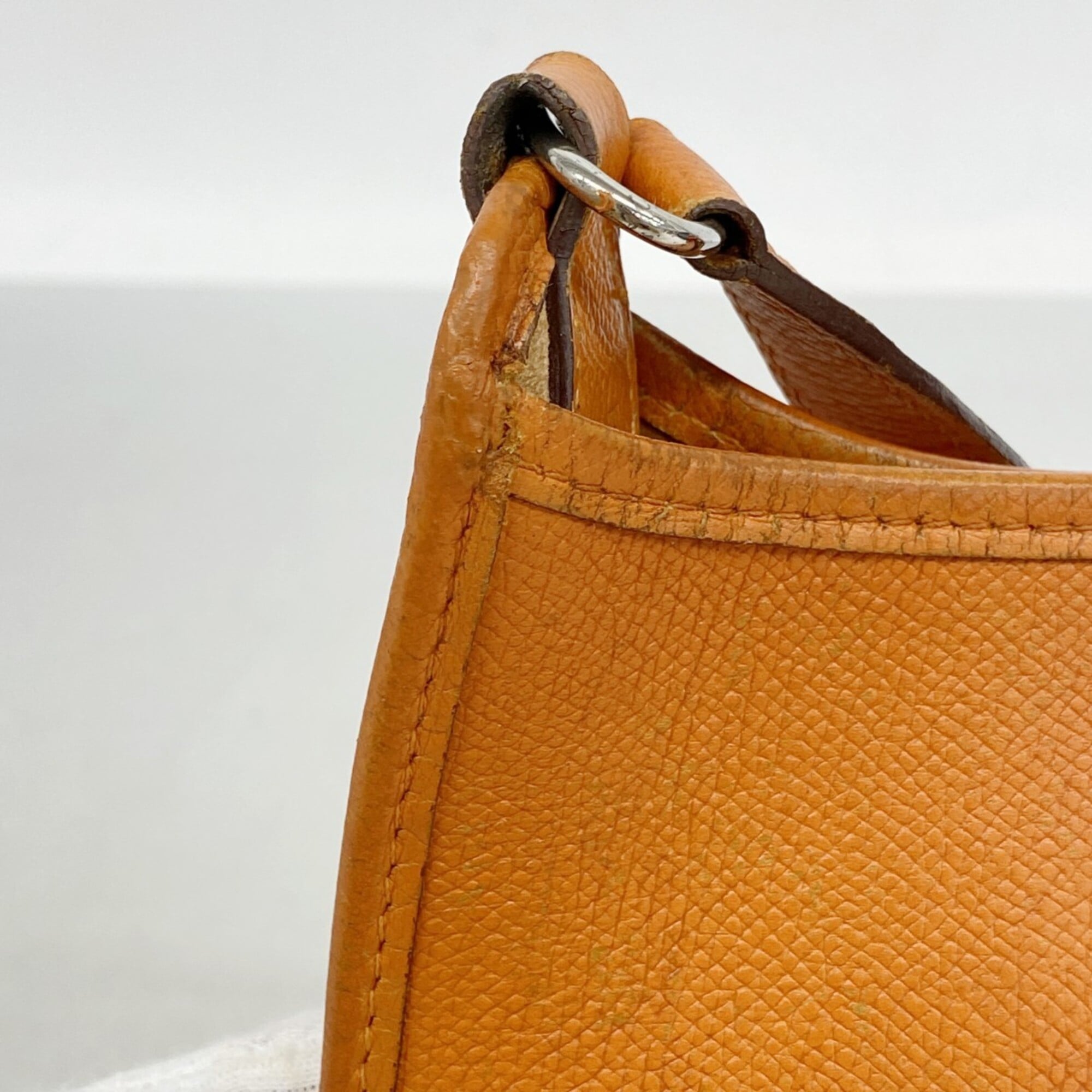 Hermes Orange Epsom Leather Shoulder Bag (Pre-Owned)