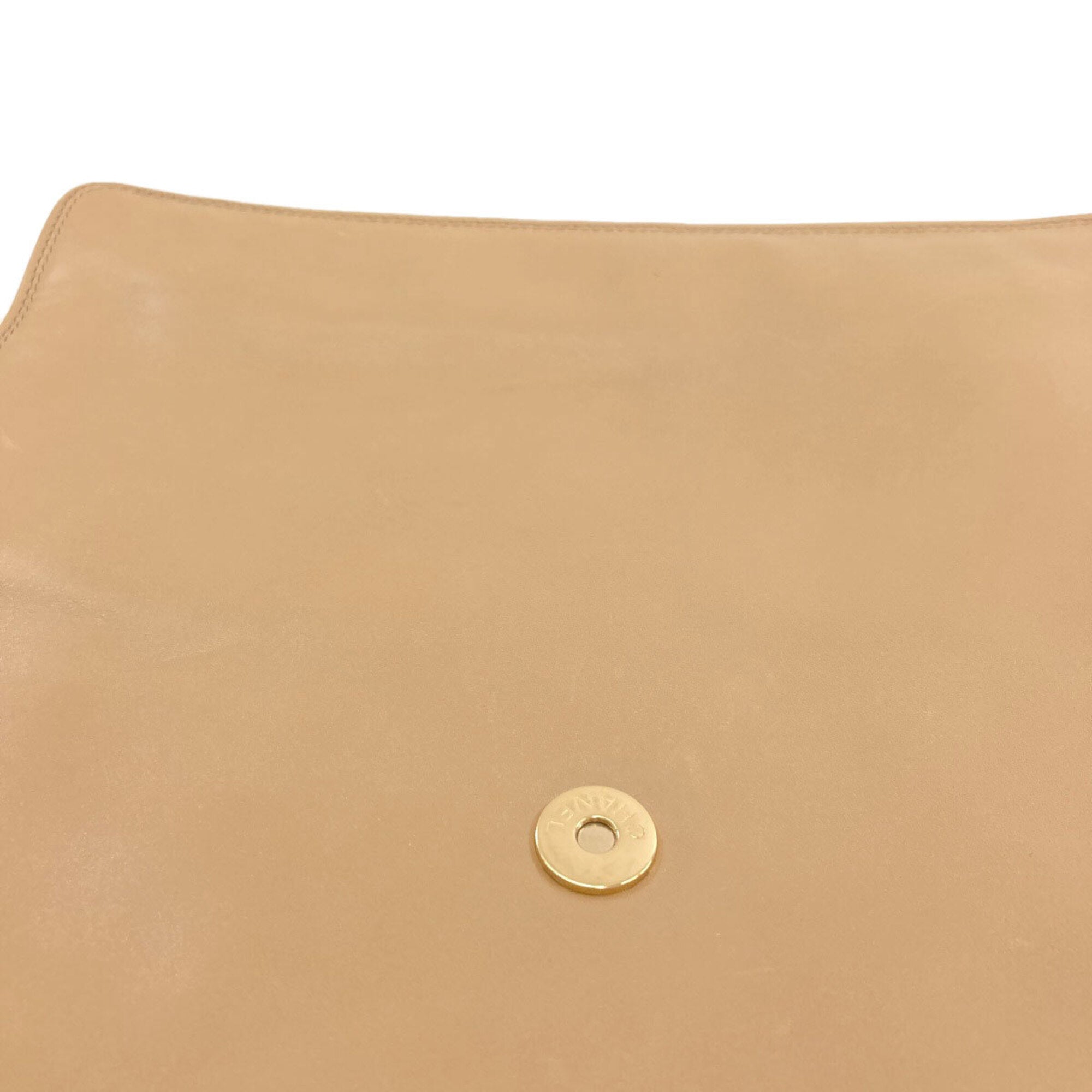Chanel Beige Leather Tote Bag (Pre-Owned)