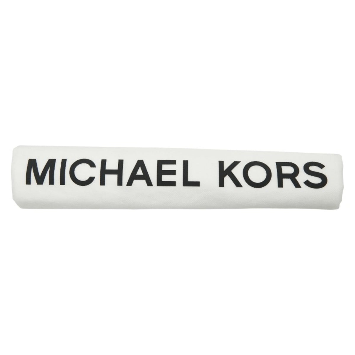 Michael Kors Black White Canvas Leather Tote Bag (Pre-Owned)
