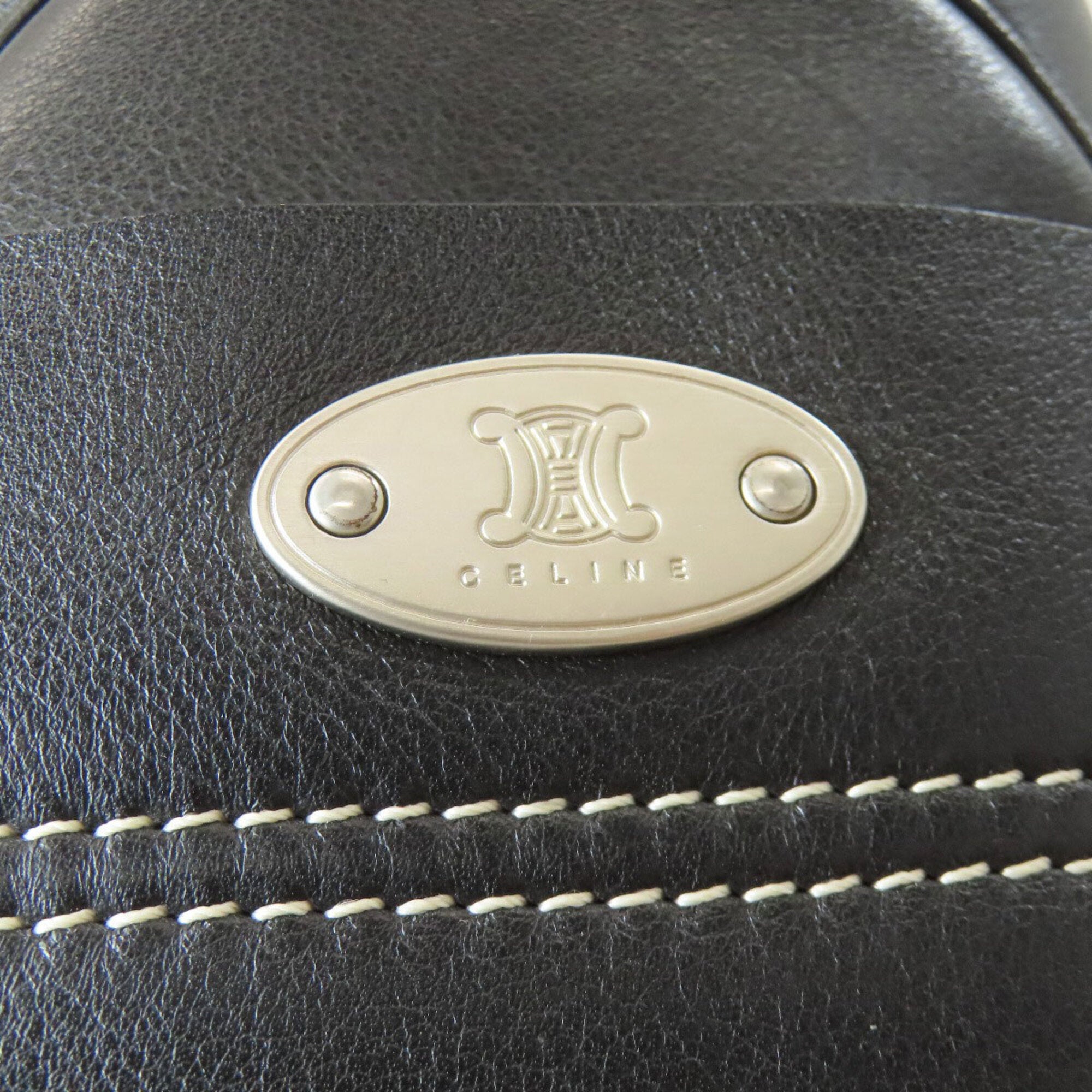 Celine Black Leather Handbag (Pre-Owned)