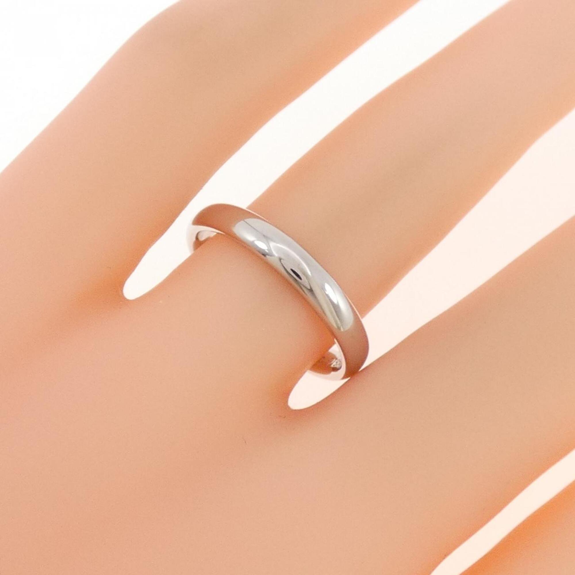 Tiffany Platinum Platinum 950 Band Ring (Pre-Owned)