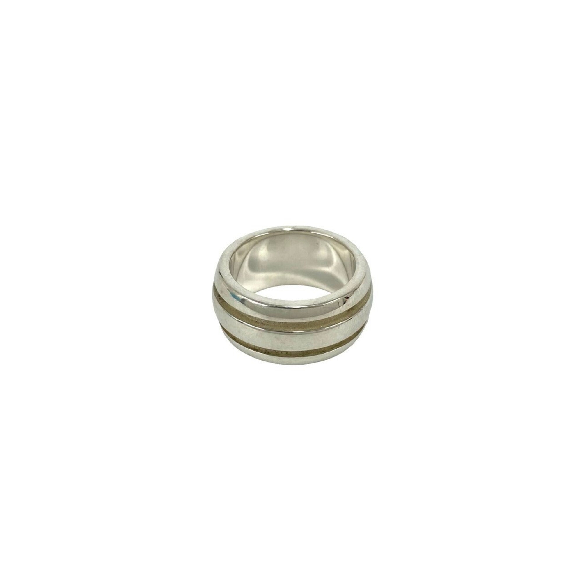 Tiffany Silver Silver 925 Band Ring (Pre-Owned)