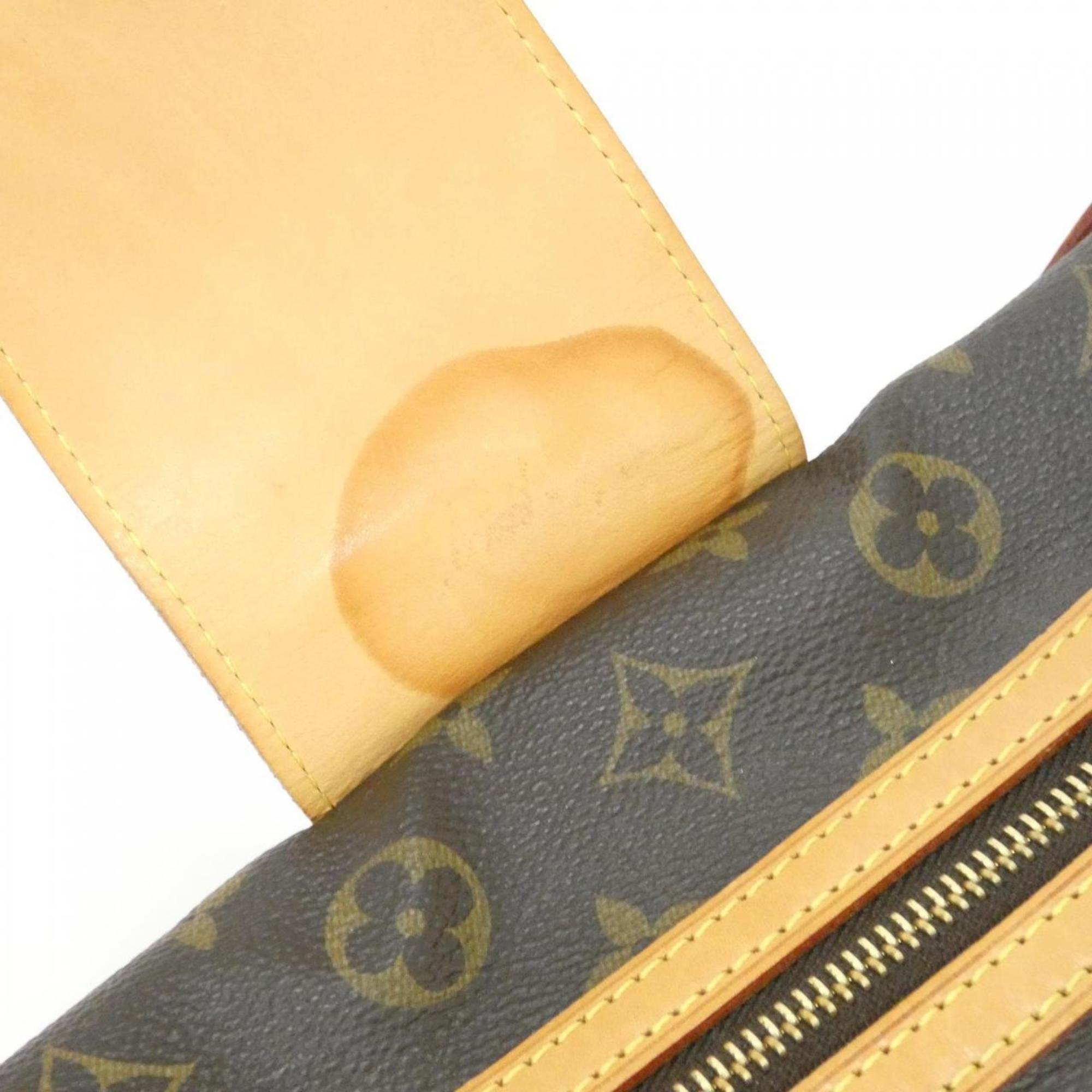 Louis Vuitton Marron Coated Canvas Shoulder Bag (Pre-Owned)