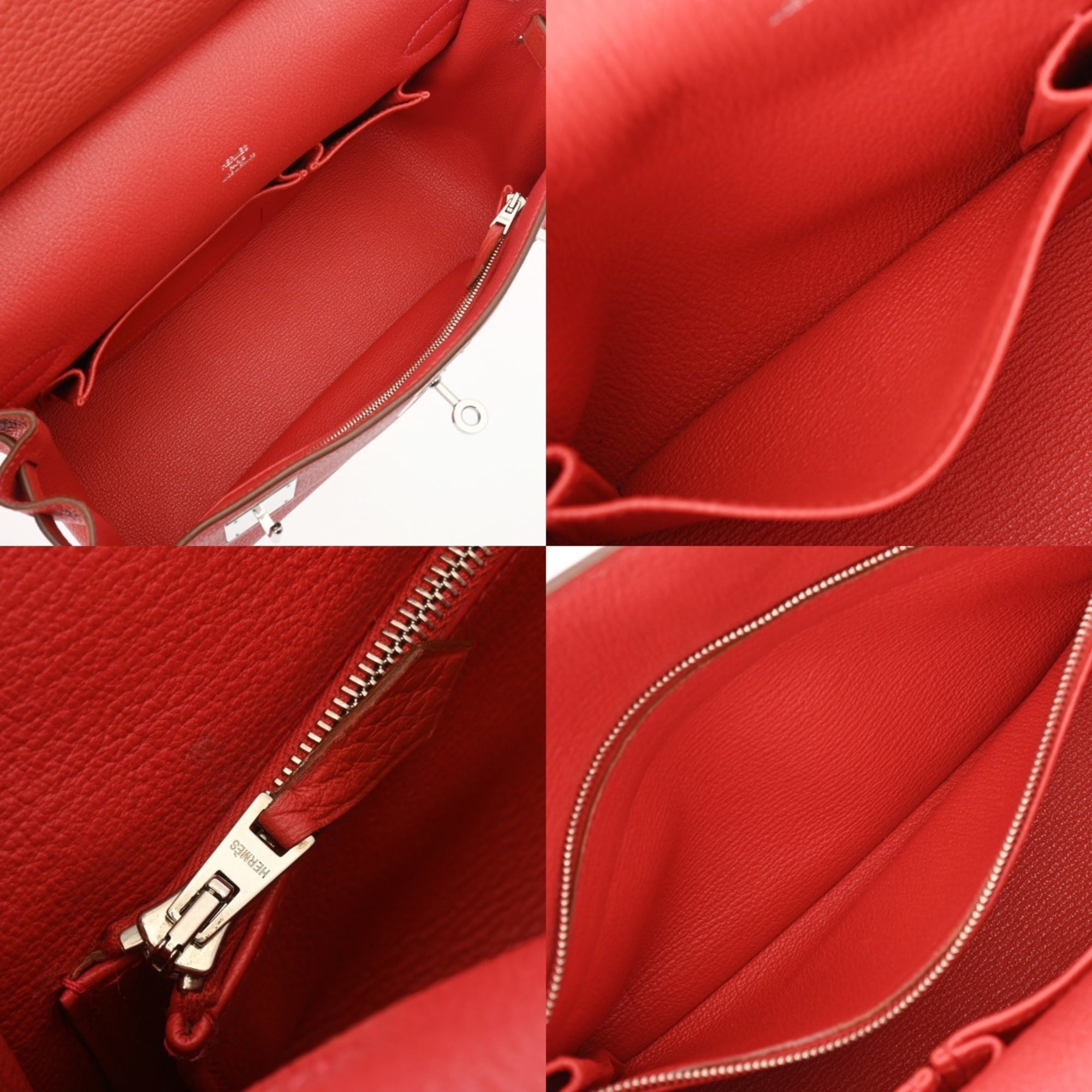Hermes Bougainvillier Taurillon Clemence Leather Shoulder Bag (Pre-Owned)