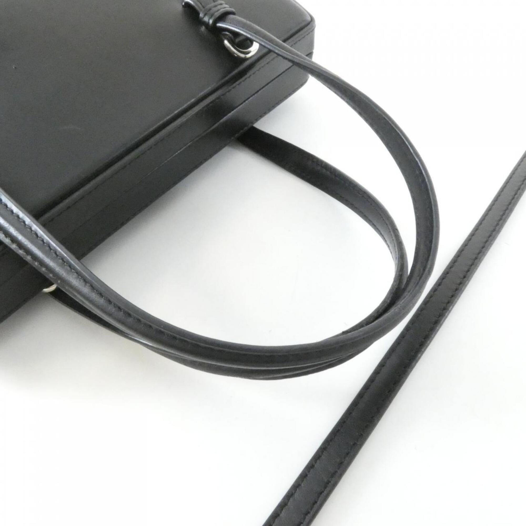 Loewe Black Leather Handbag (Pre-Owned)