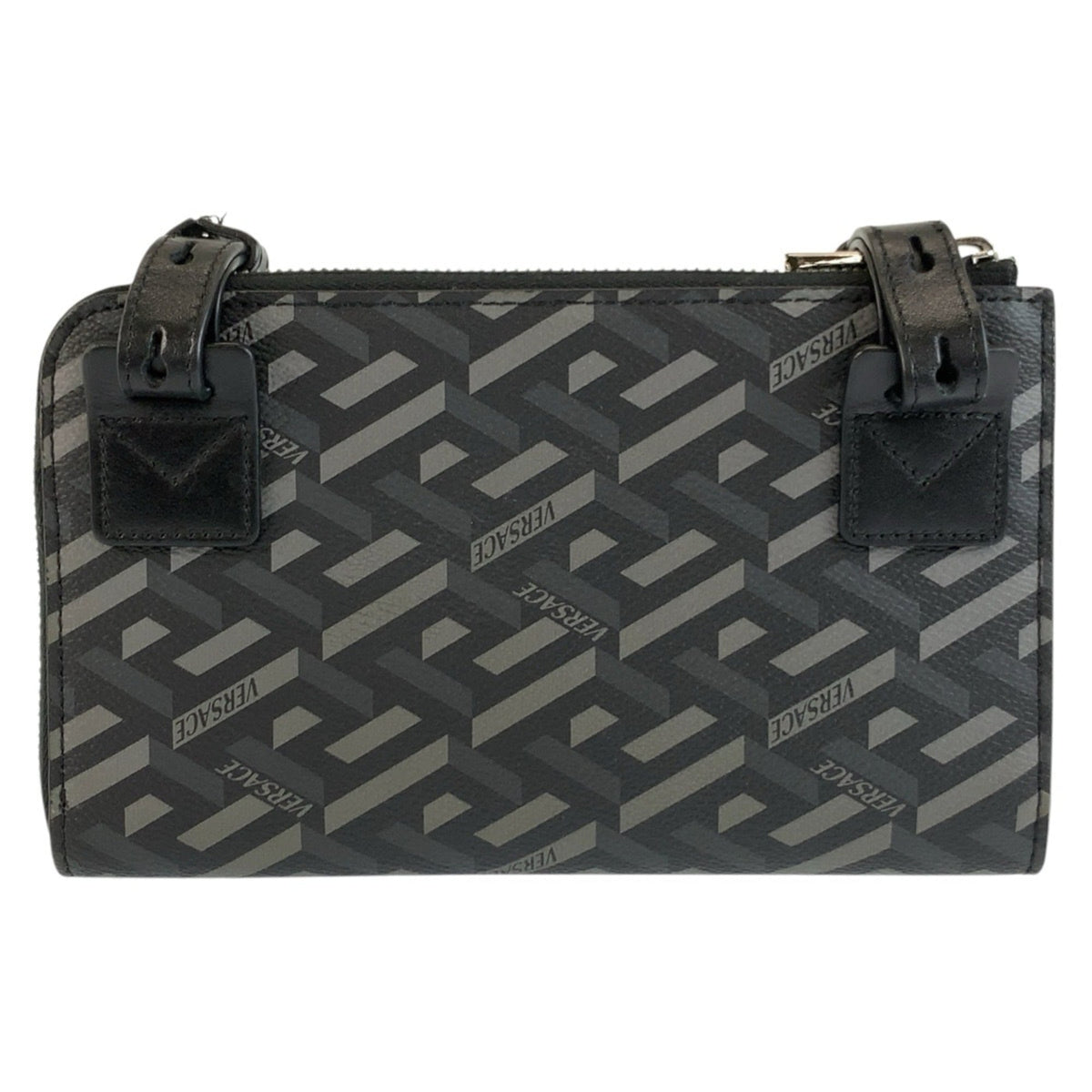 Versace Black Pvc Shoulder Bag (Pre-Owned)