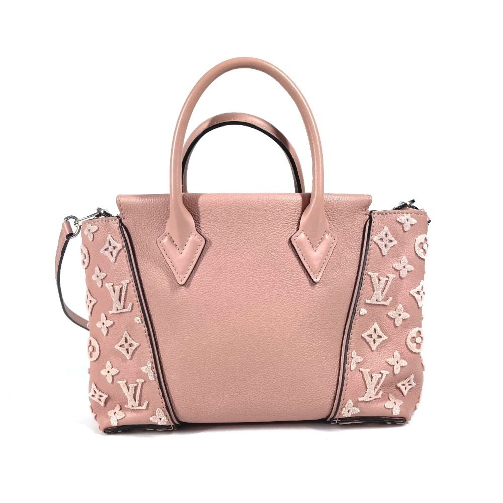 Louis Vuitton Magnolia Pink Leather Handbag Shoulder Bag Tote Bag (Pre-Owned)