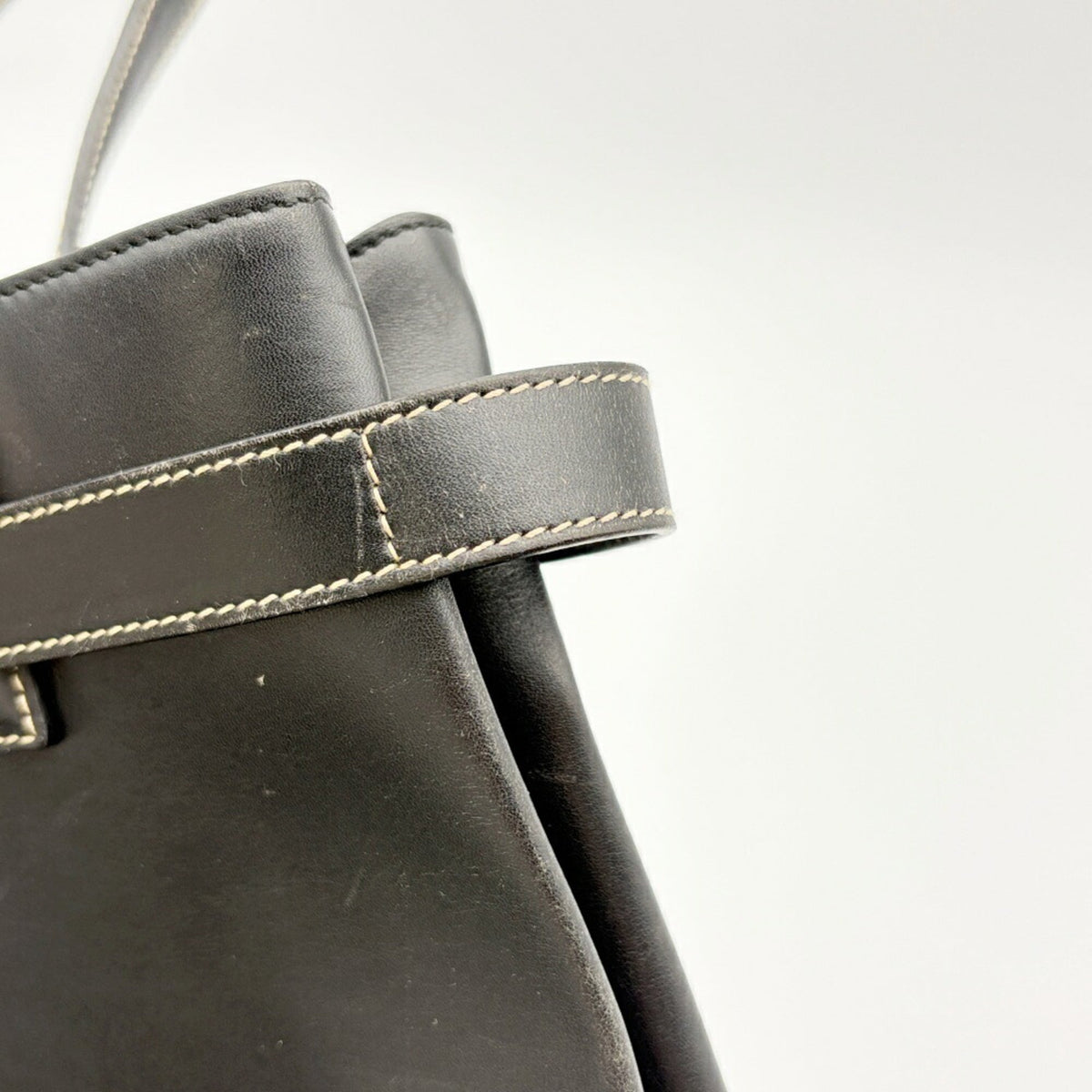 Gucci Black Leather Tote Bag (Pre-Owned)