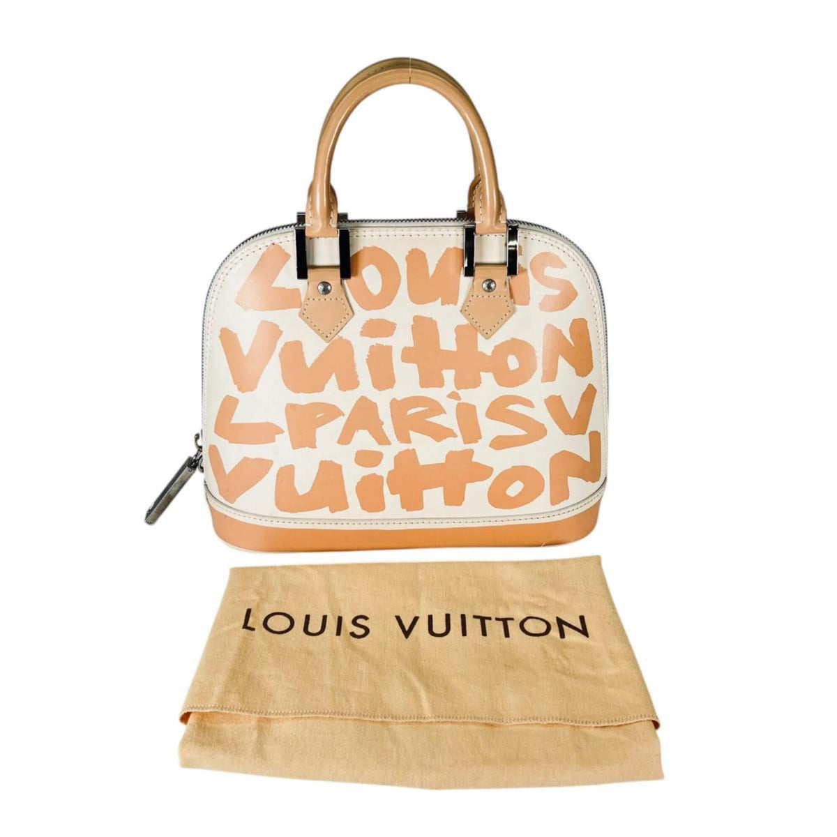 Louis Vuitton Beige Leather Handbag (Pre-Owned)