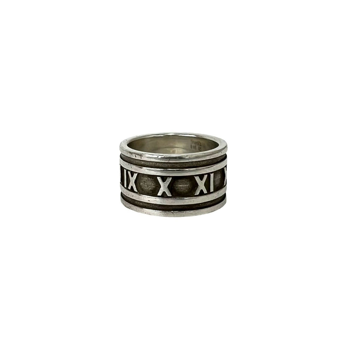 Tiffany Silver Silver 925 Band Ring (Pre-Owned)