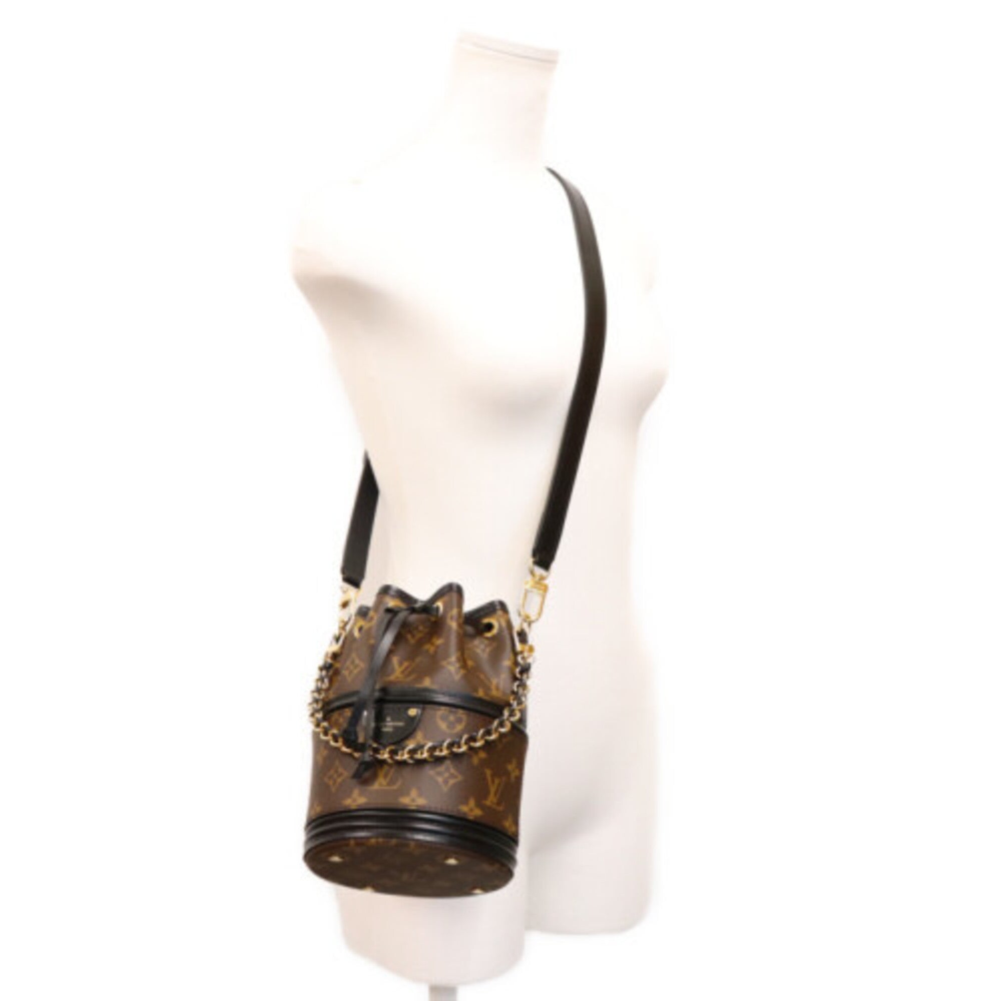 Louis Vuitton Brown Monogram Shoulder Bag (Pre-Owned)