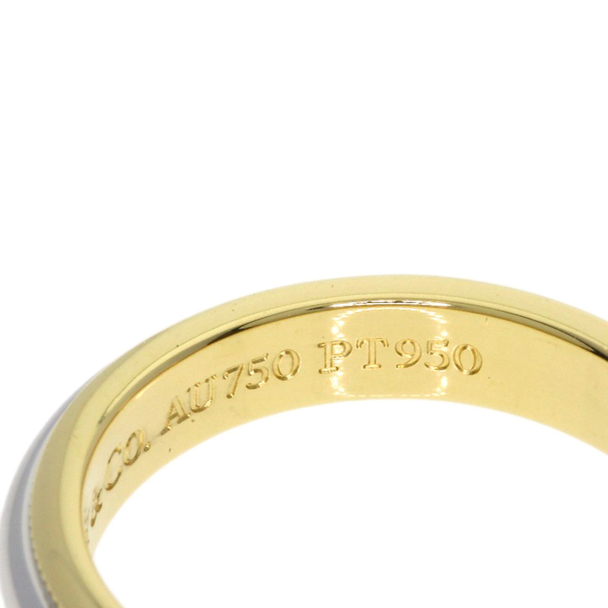 Tiffany Yellow Gold (18K) Platinum 950 Band Ring (Pre-Owned)