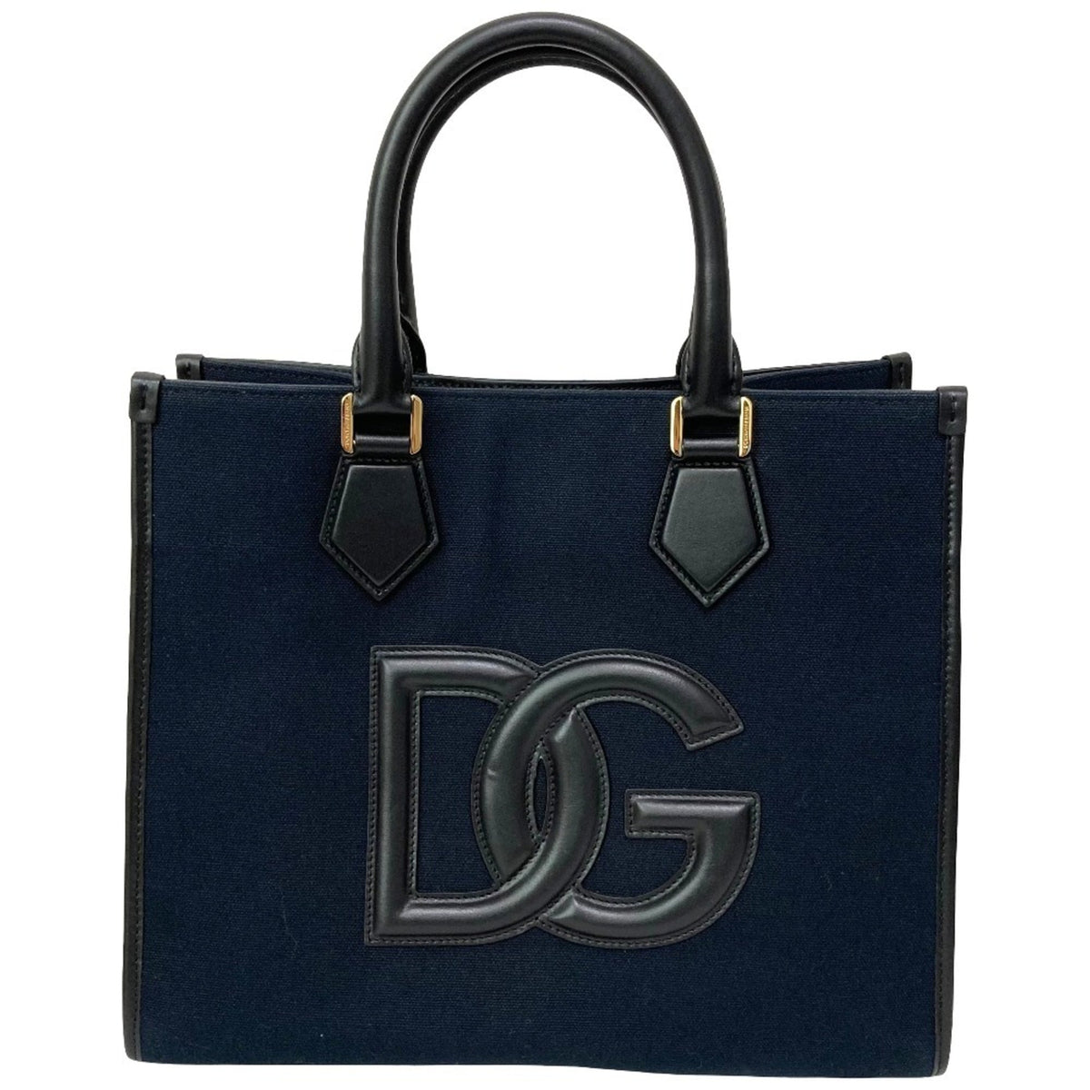 Dolce & Gabbana Black Blue Tote Bag (Pre-Owned)