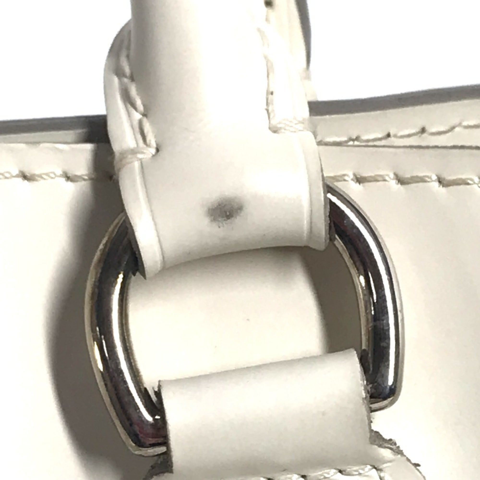 Louis Vuitton Epi White Epi Leather Handbag Tote Bag (Pre-Owned)