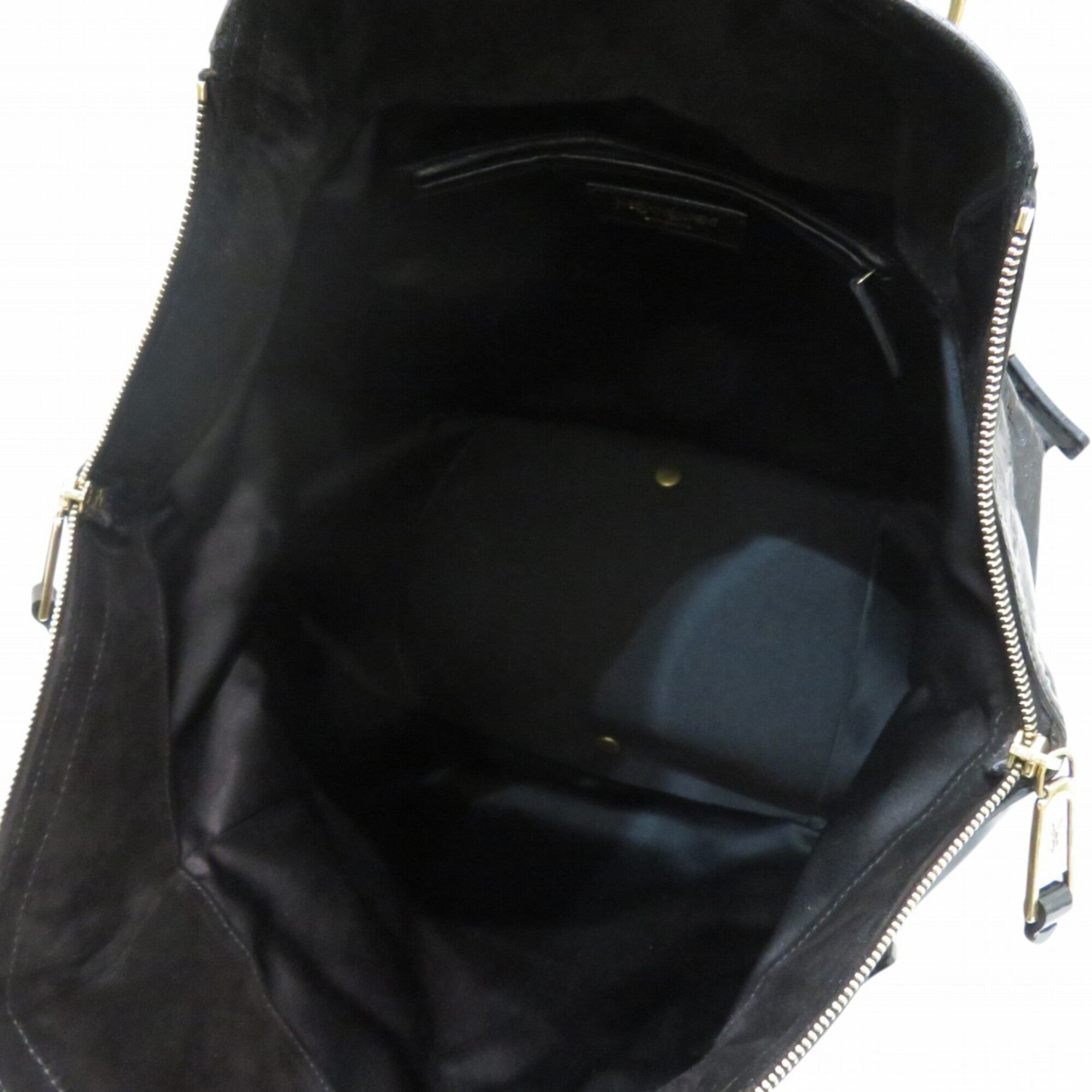 Yves Saint Laurent Black Patent Leather Tote Bag (Pre-Owned)