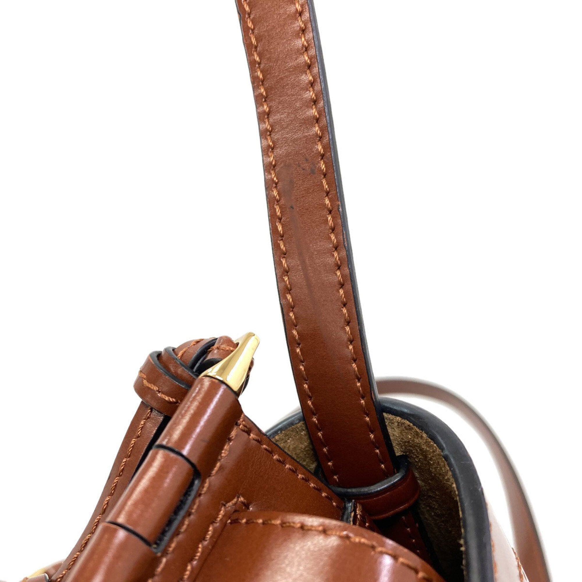 Loewe Brown Leather Shoulder Bag (Pre-Owned)
