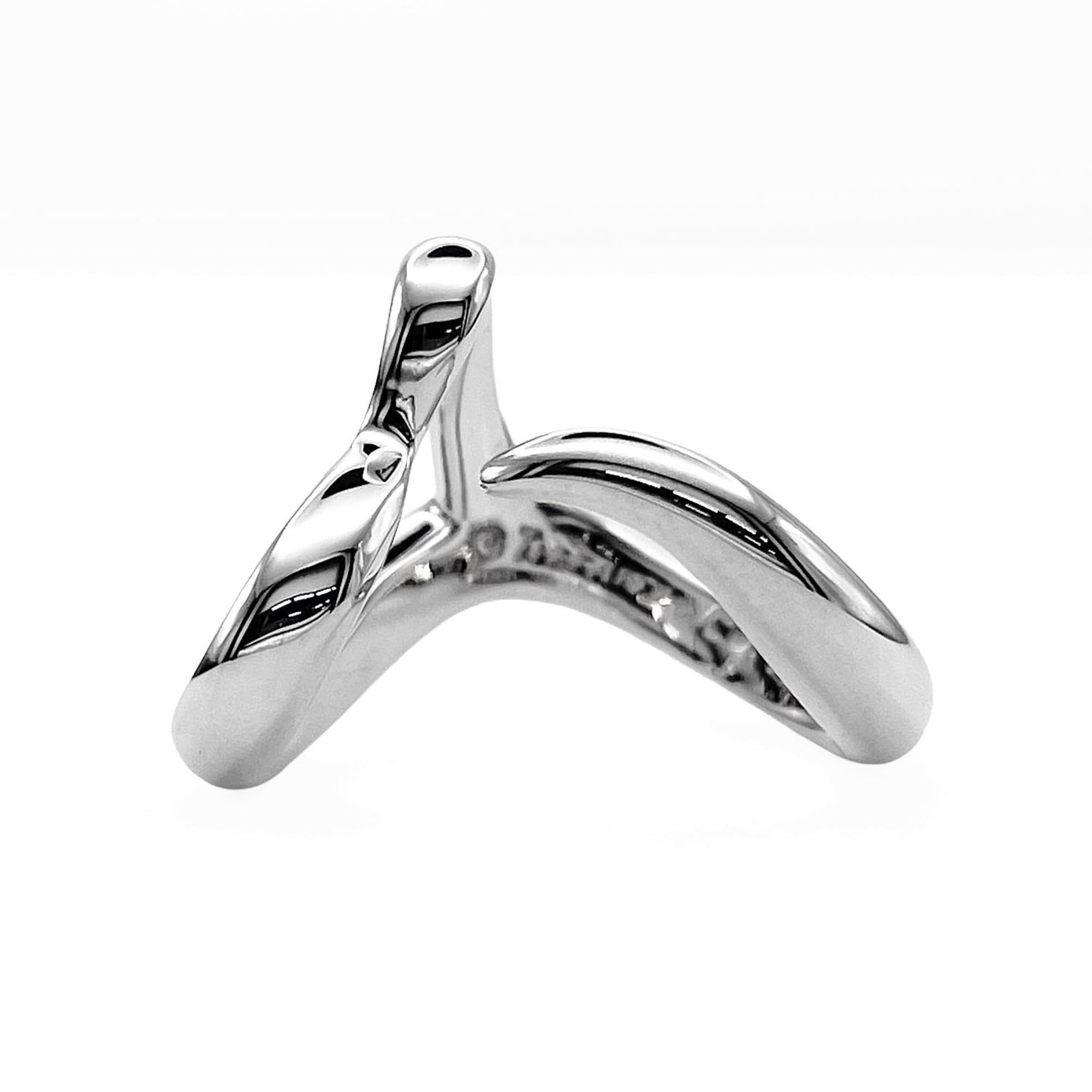 Tiffany Silver Silver 925 Band Ring (Pre-Owned)