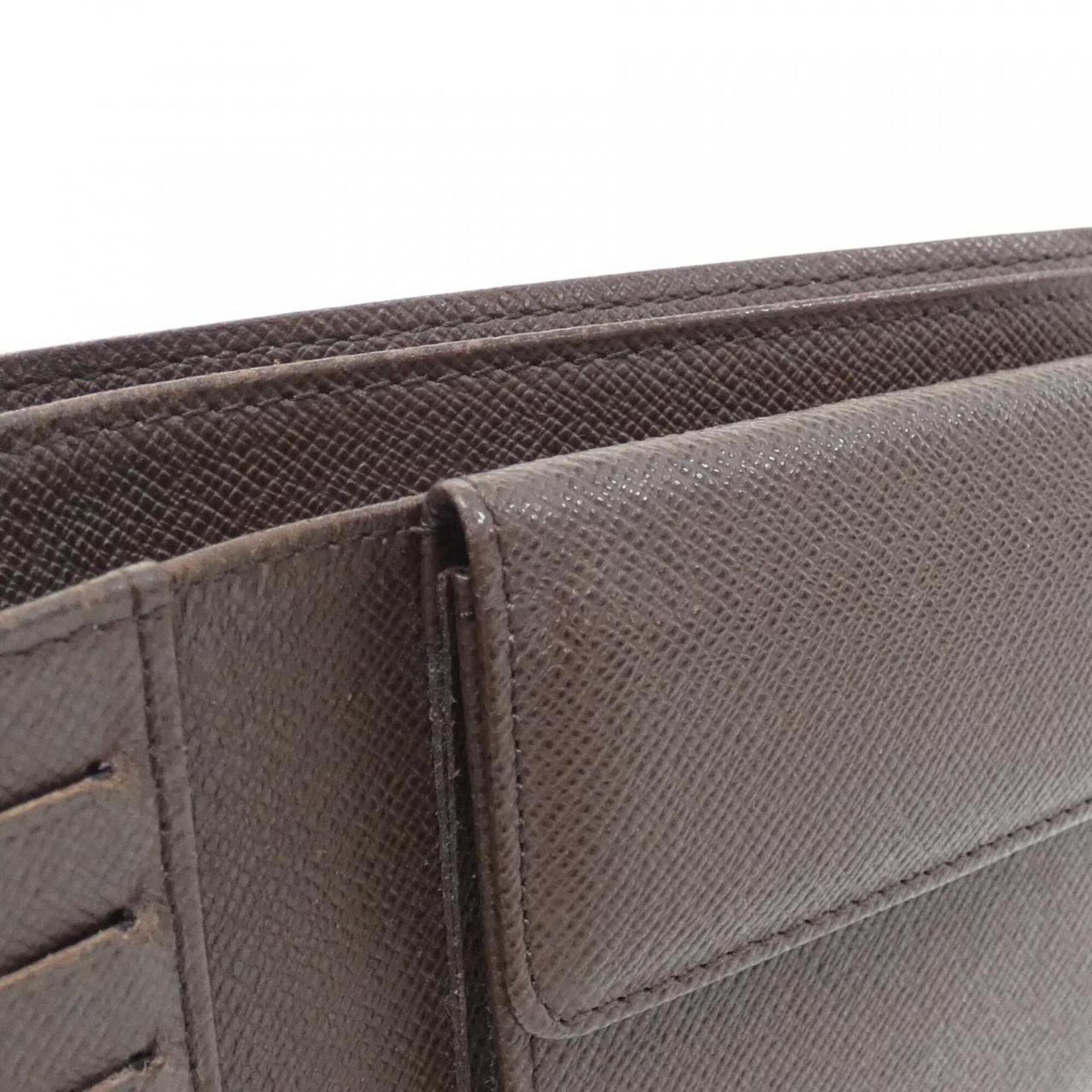 Louis Vuitton Ebene Coated Canvas Wallet (Bi-Fold) (Pre-Owned)