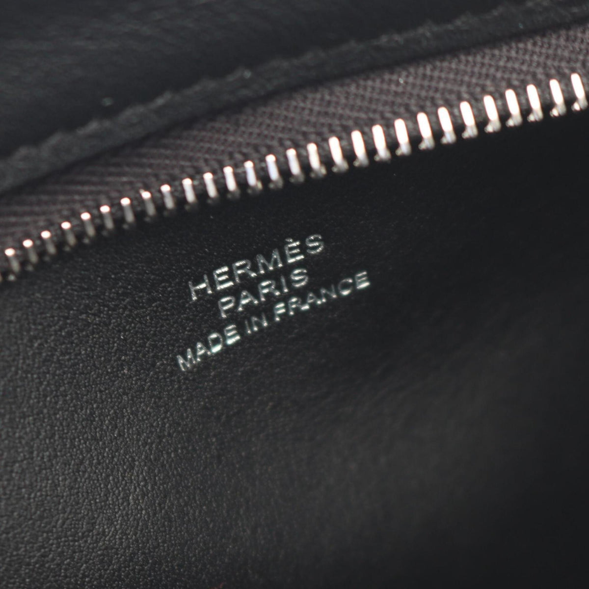 Hermes Black Swift Leather Fanny Pack Handbag (Pre-Owned)