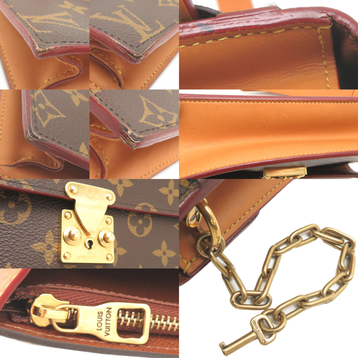Louis Vuitton Brown Monogram Pouch (Pre-Owned)