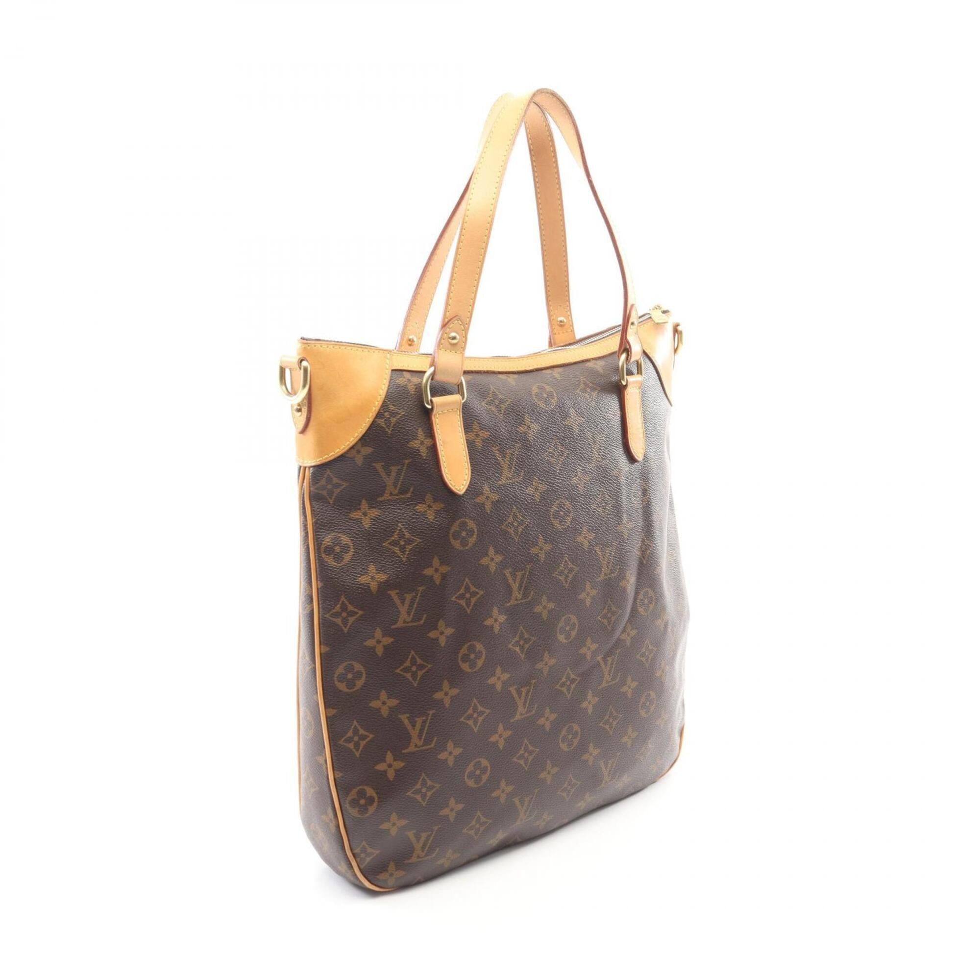 Louis Vuitton Brown Coated Canvas Pvc Monogram Leather Handbag (Pre-Owned)