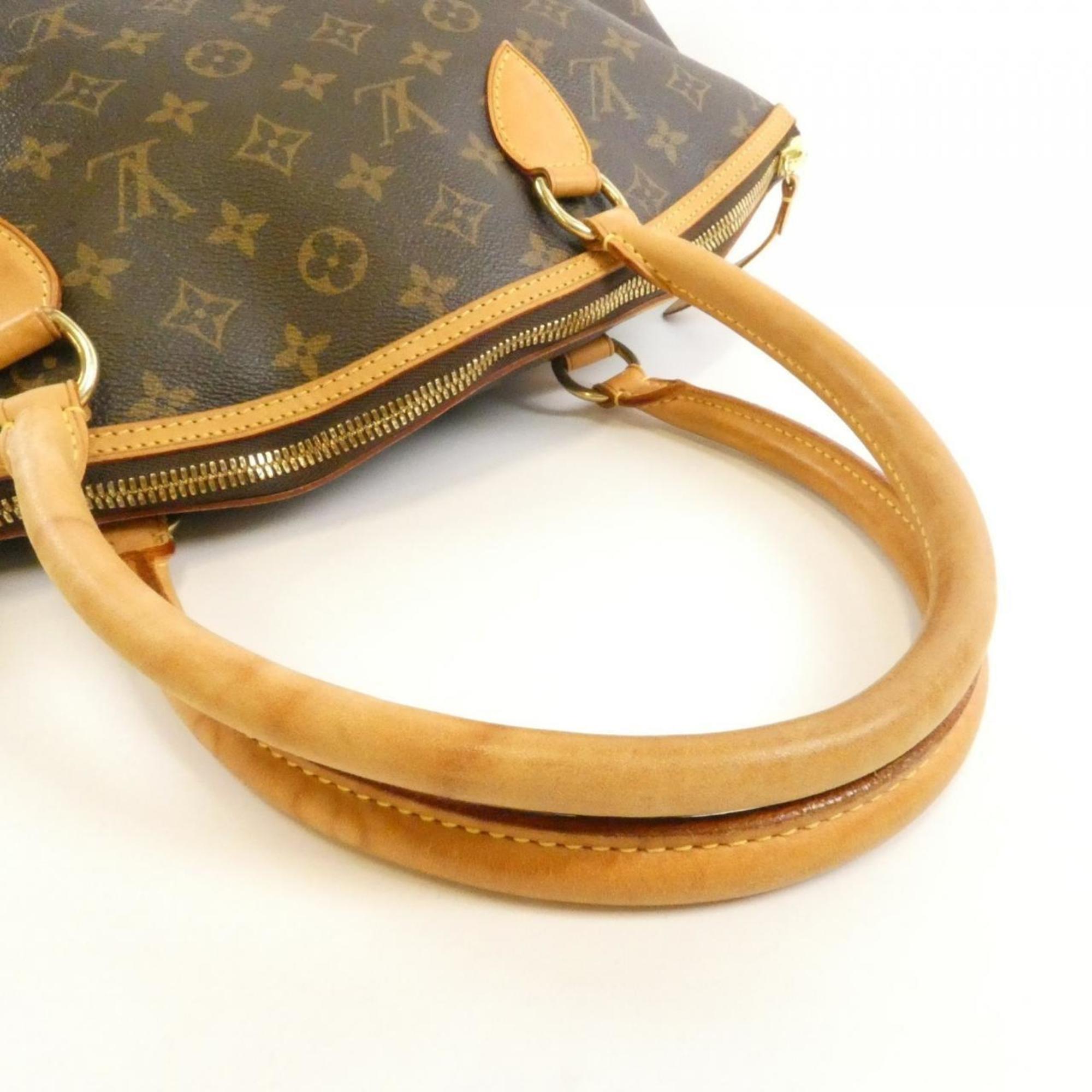 Louis Vuitton Brown Coated Canvas Handbag (Pre-Owned)
