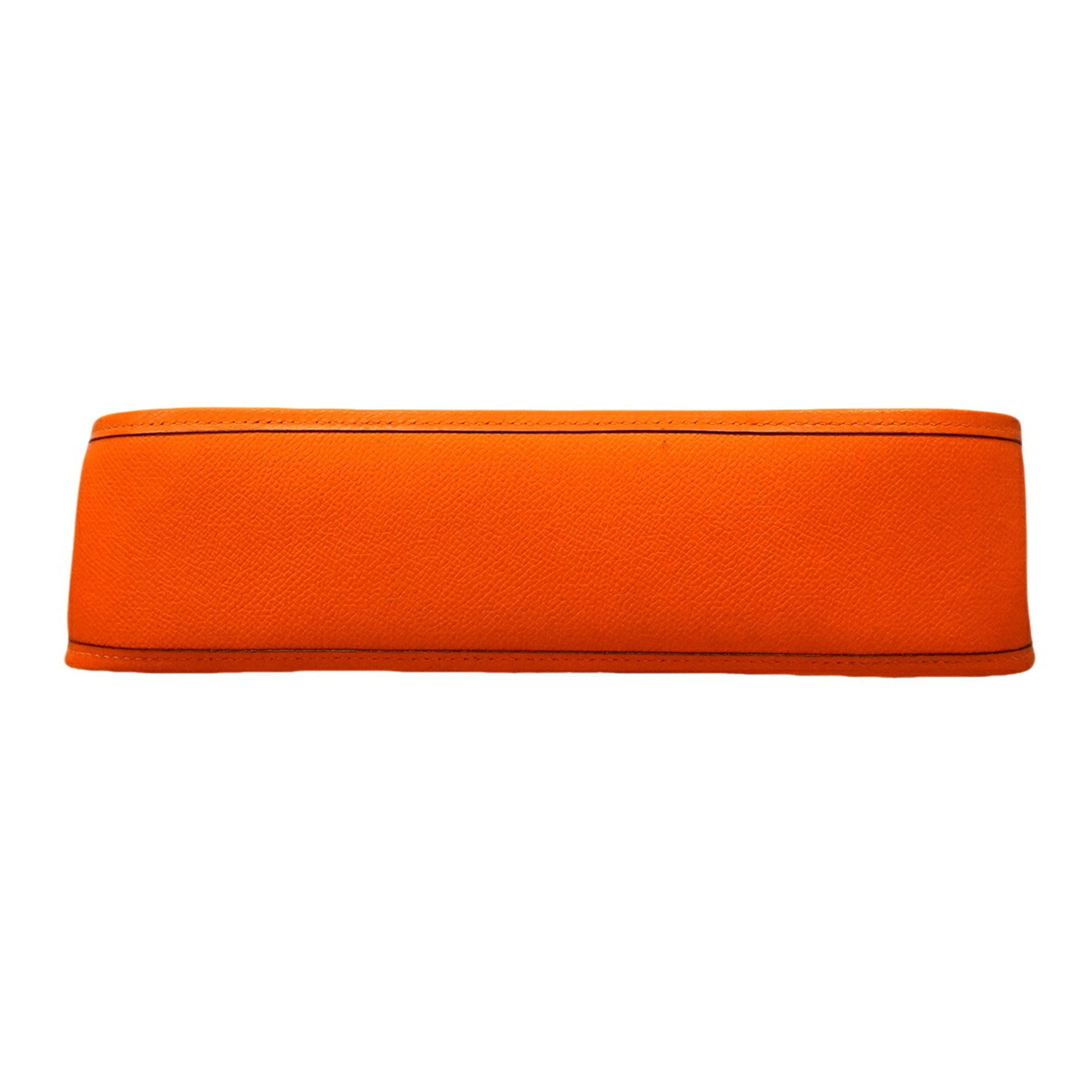 Hermes Orange Leather Shoulder Bag (Pre-Owned)