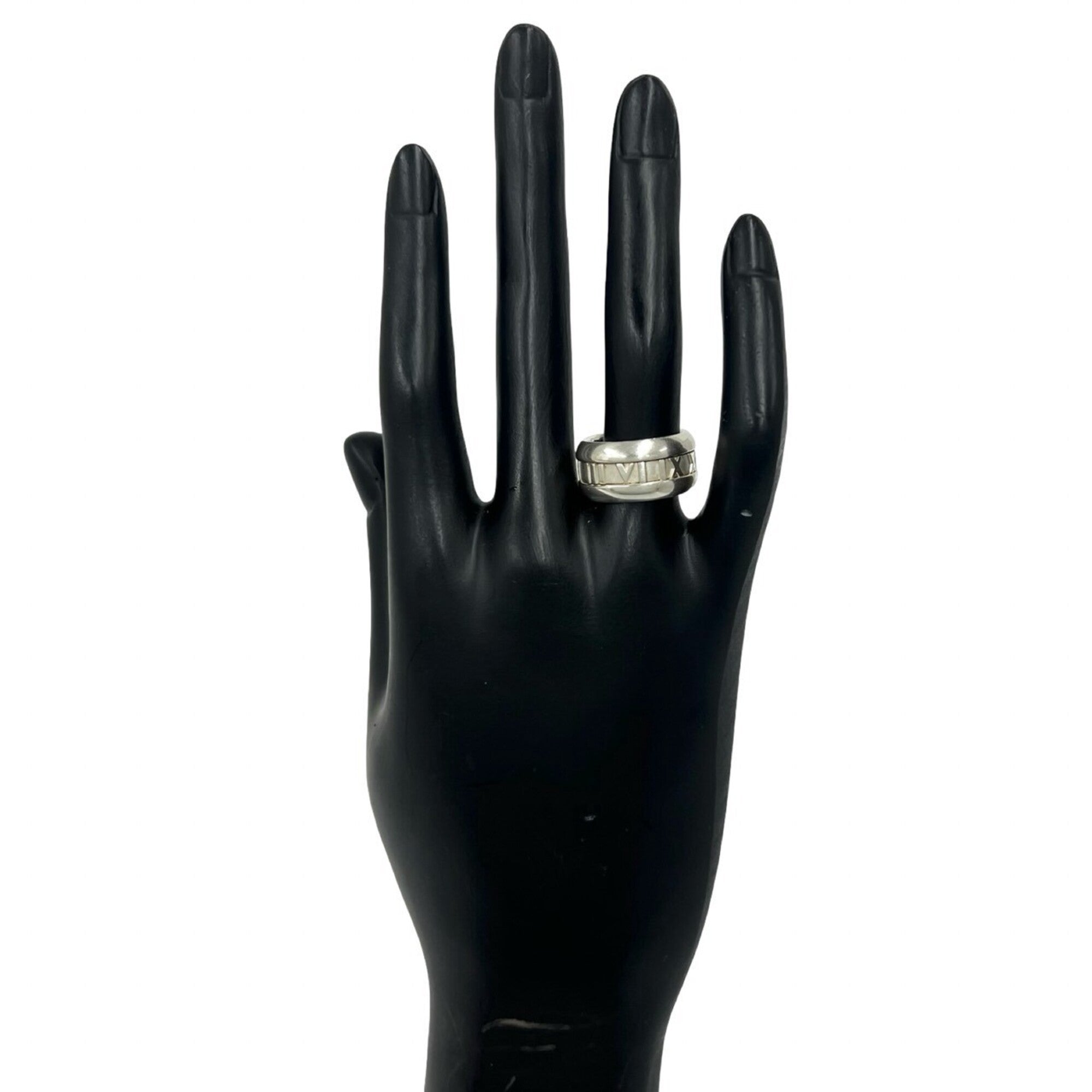 Tiffany Silver Silver 925 Band Ring (Pre-Owned)