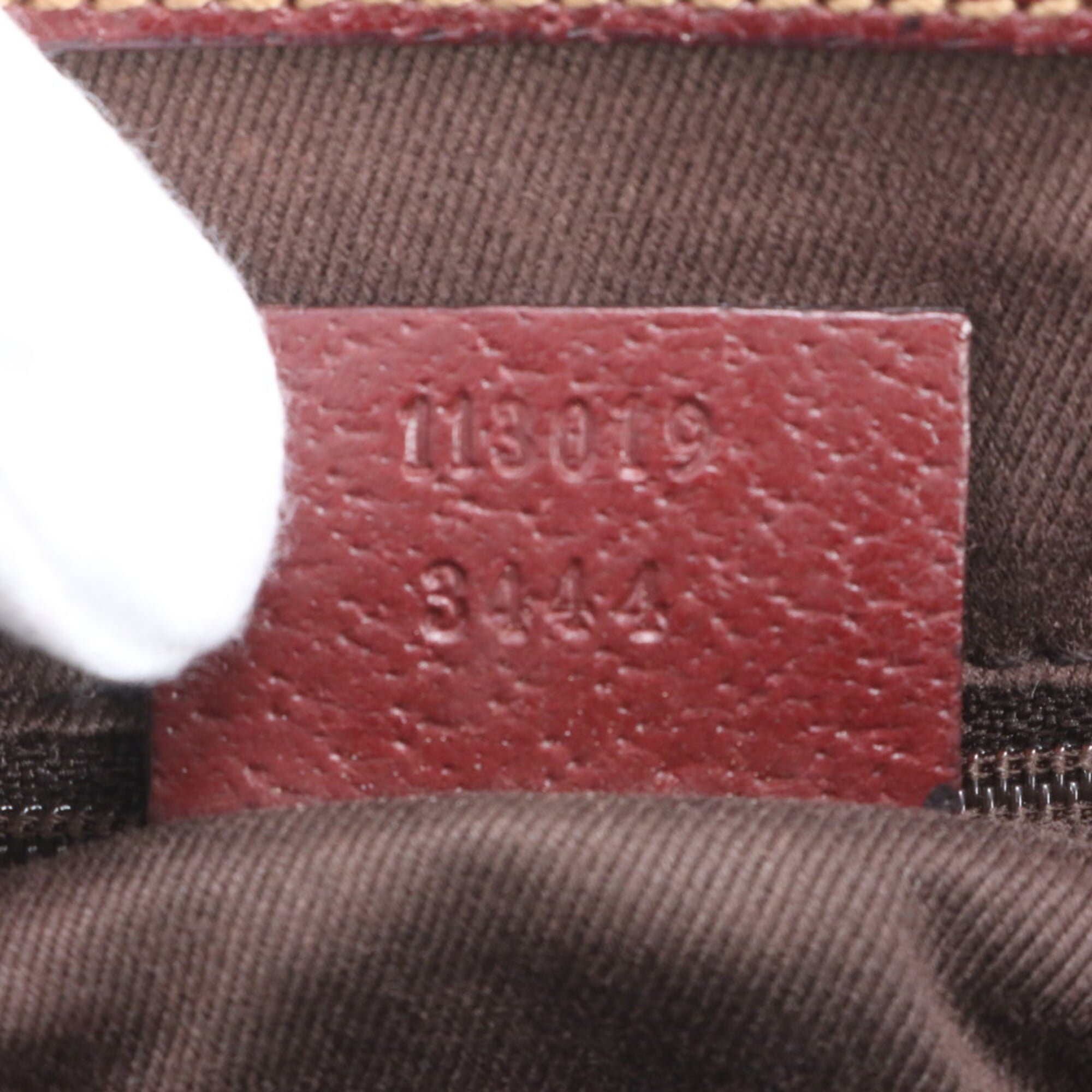 Gucci Gg Canvas Brown Red Color Gg Canvas Handbag Shoulder Bag Tote Bag (Pre-Owned)